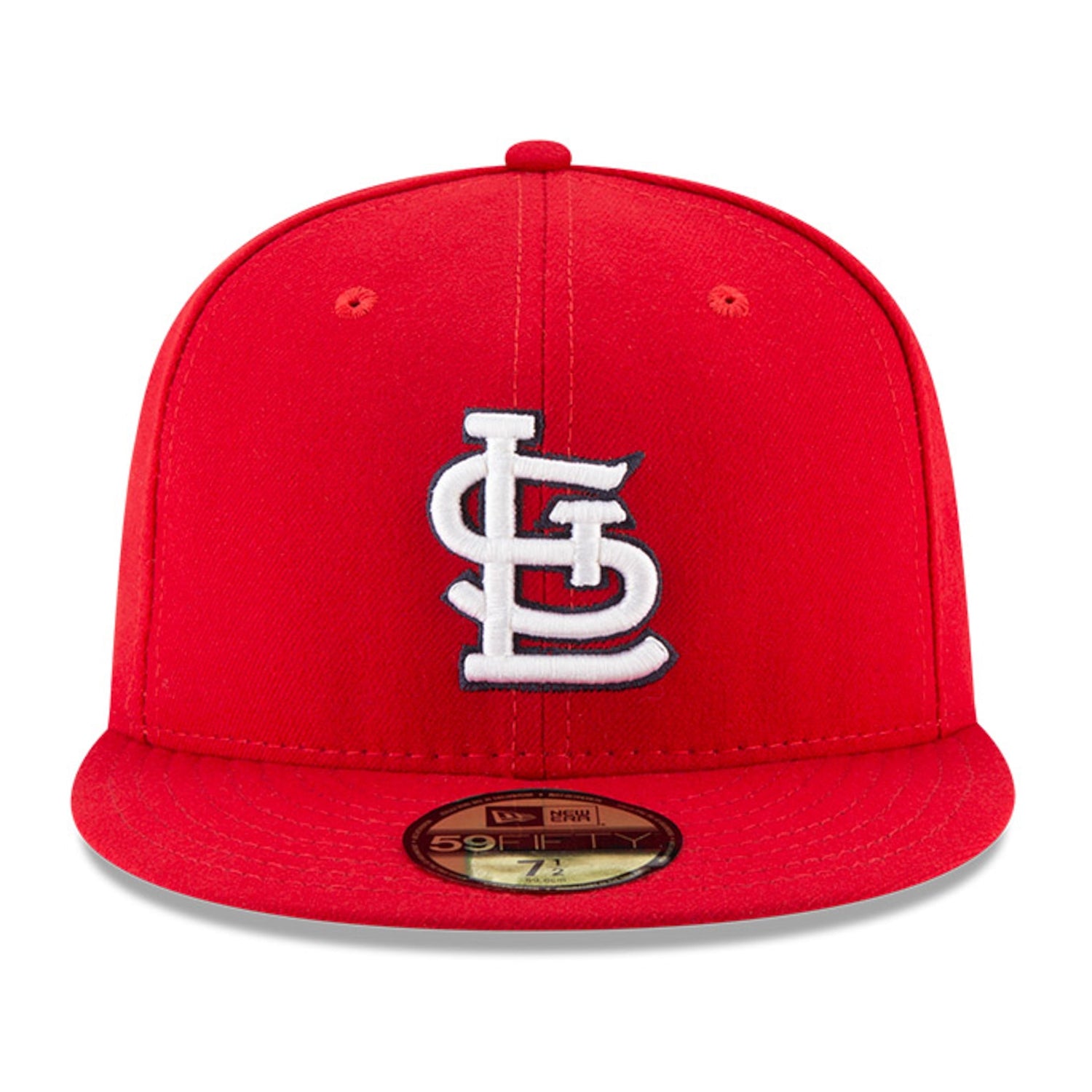 New Era 59Fifty Authentic MLB St. Louis Cardinals Baseball Cap - Adjustable Snapback Hat in Red & White | Perfect for Games, Fan Gear & Streetwear Fashion