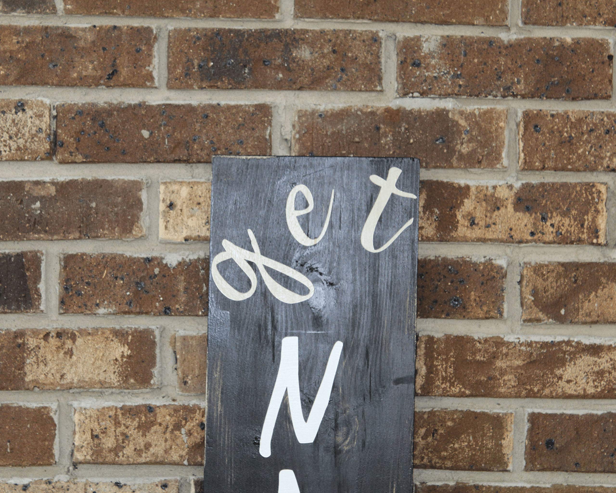 Funny 'Get Naked' Bathroom Sign - Rustic Wall Hanging with Humorous Shower Quote | Perfect for Bathroom Decor, Housewarming Gifts & Spa-Themed Rooms