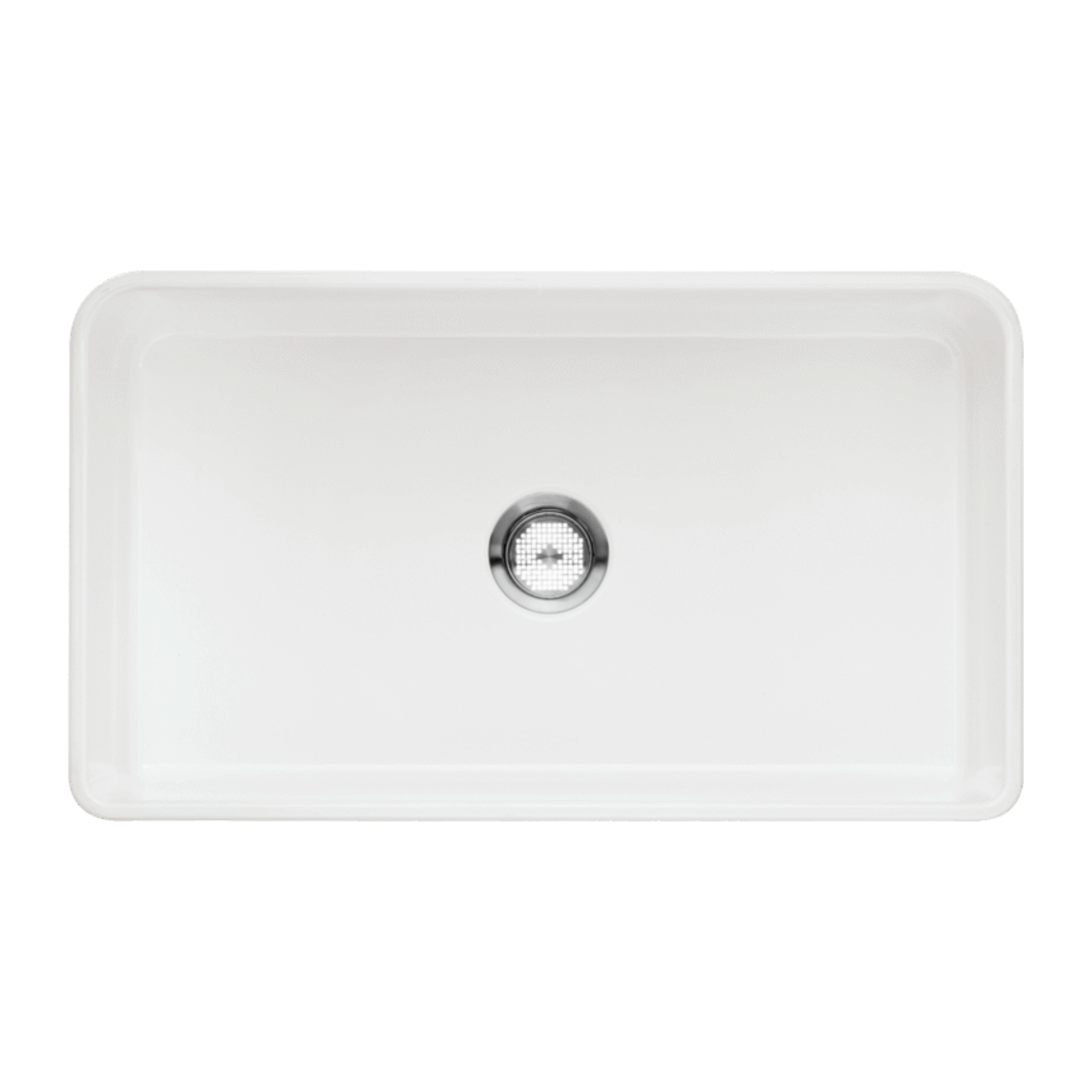 Blanco Cerana 33-Inch Single Bowl Undermount Kitchen Sink in White - Premium Stainless Steel Apron Front Farmhouse Sink for Modern Kitchens, Perfect for Cooking, Entertaining & Dishwashing