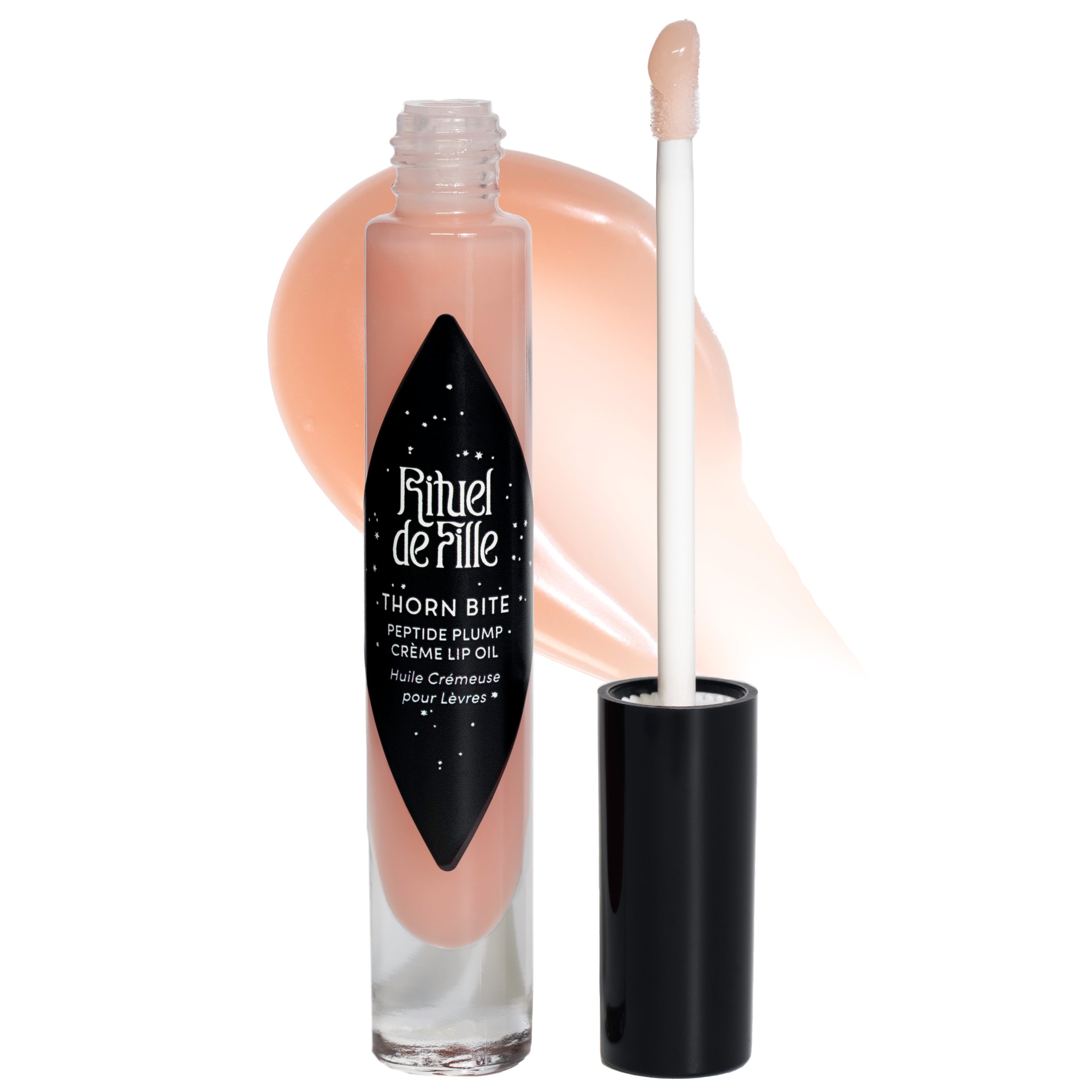 Thorn Bite Peptide Plumping Lip Oil - Hydrating & Volumizing Lip Treatment for Dry Lips | Perfect for Daily Moisture & Nighttime Lip Care