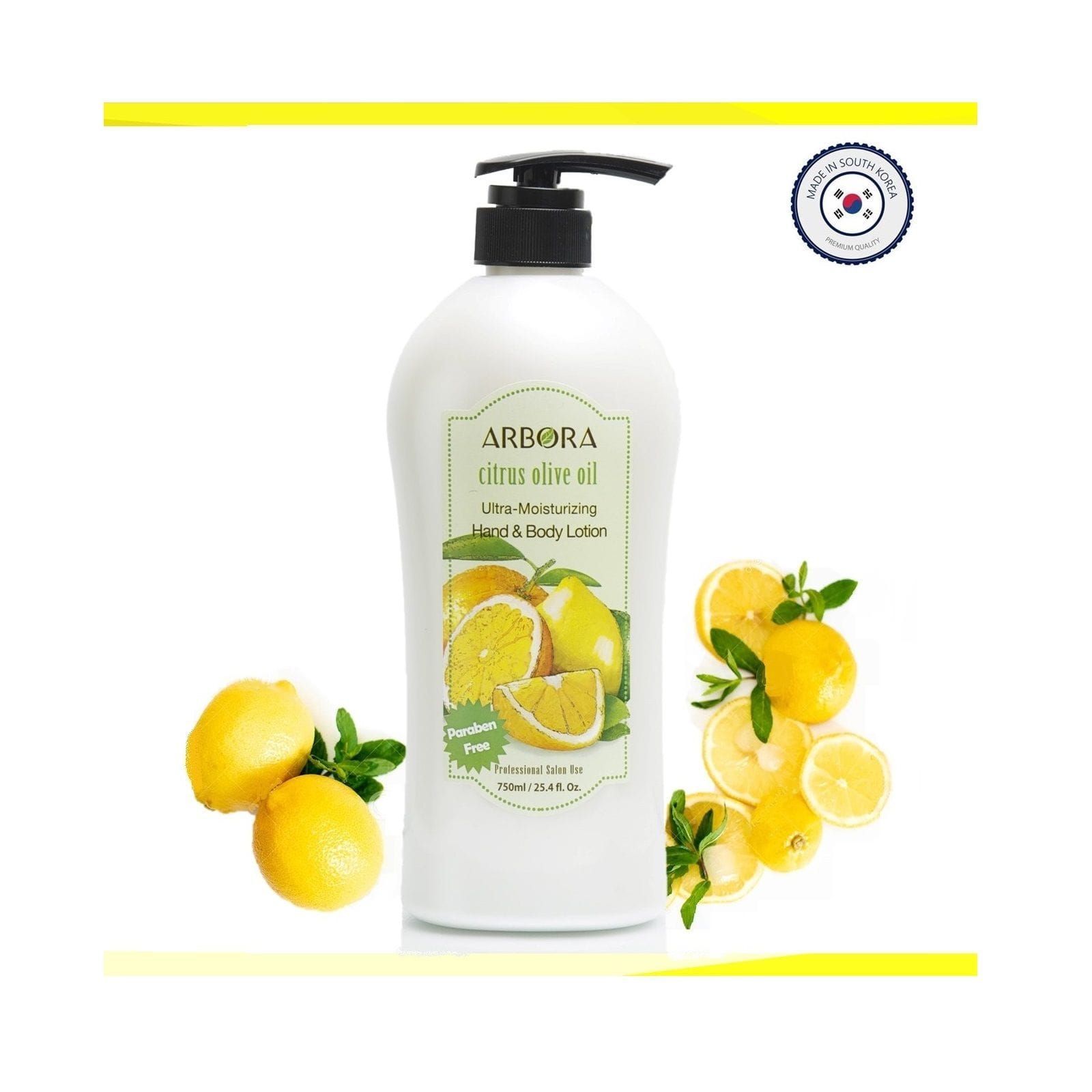 ARBORA Olive Oil Body & Hand Lotion - Moisturizing & Nourishing Skin Care for Dry Skin - Perfect for Daily Hydration & Spa Treatments at Home