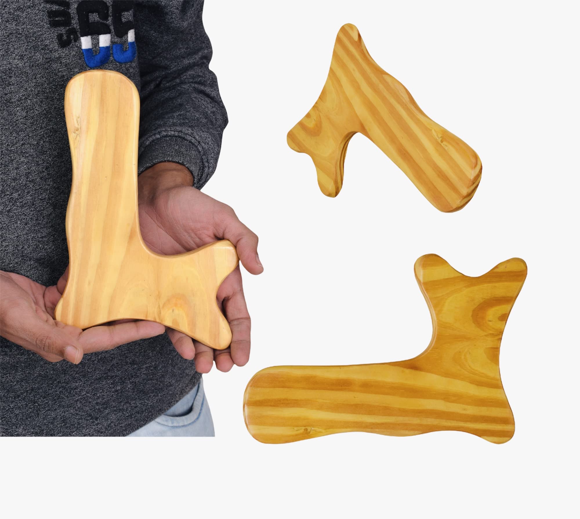 Maderoterapia Wooden Body Massage Kit - Set of 8 Wooden Massage Rollers for Relaxation, Rejuvenation & Cellulite Reduction | Full Body Wood Therapy Tools for Home Spa, Lymphatic Drainage & Self-Care Routine