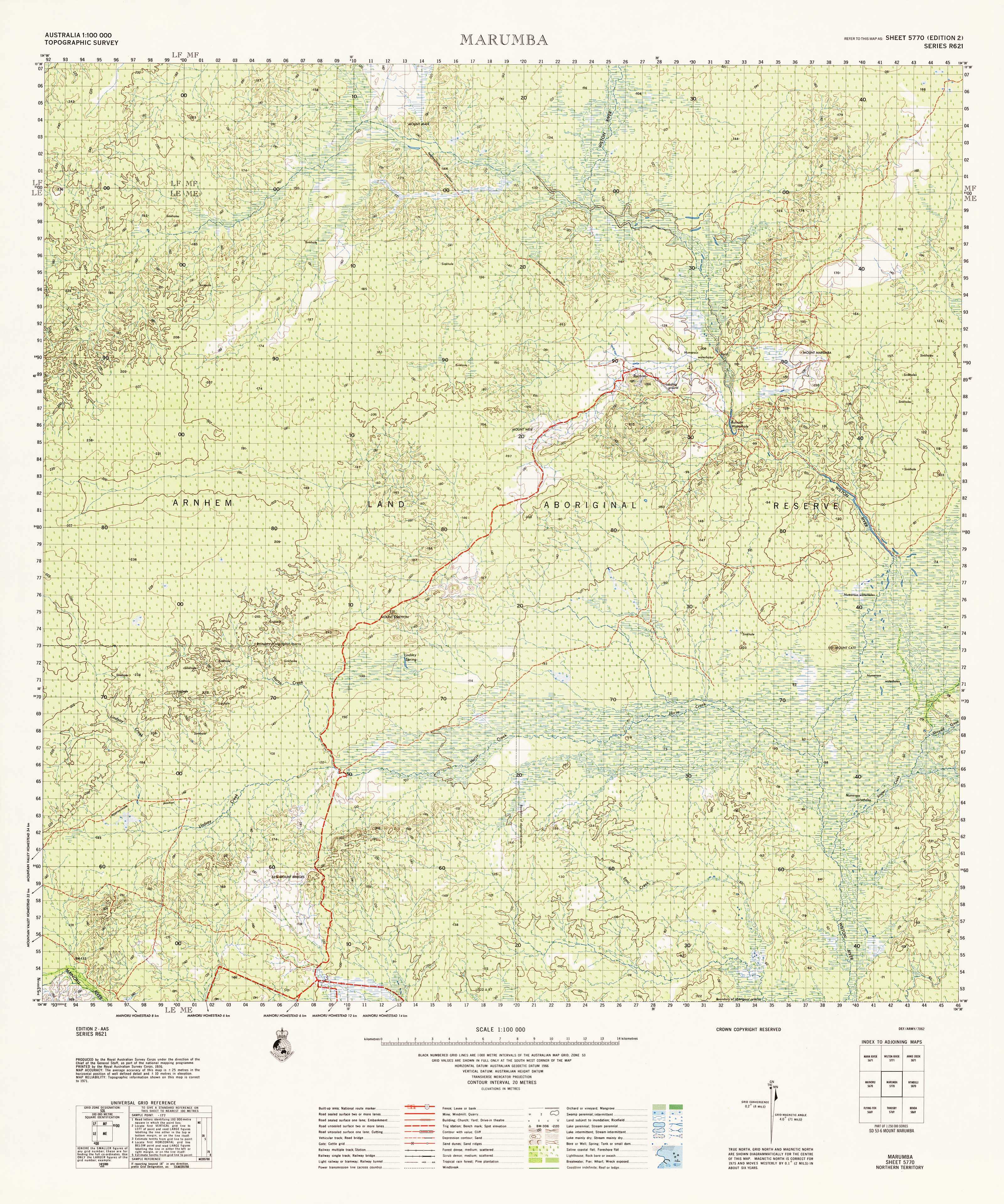 1:100K Topographic Map of Marumba - Detailed Hiking, Camping & Outdoor Adventure Navigation - Perfect for Backpacking, Trail Exploration & Geographic Studies