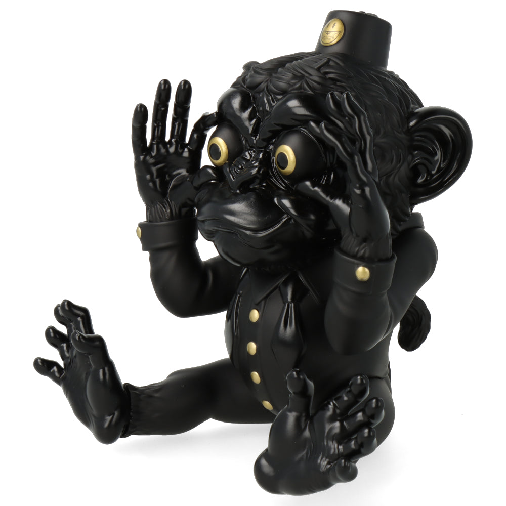 More Evil Monkeys Black 3-Piece Set - Spooky Home Decor for Halloween & Gothic Themed Parties