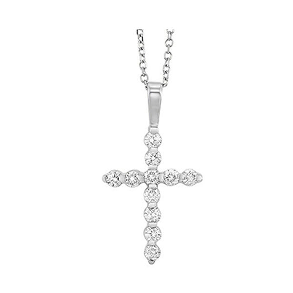 14K White Gold Diamond Pendant (1/5 CTW) - Elegant Necklace for Women, Perfect for Anniversary, Birthday & Special Occasion Gifts