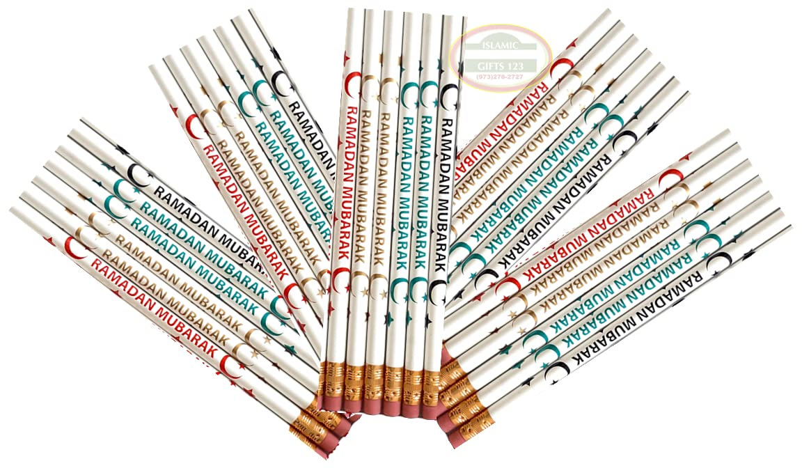Ramadan Pencils 24 Pack - Eid Gifts for Kids & Party Favors