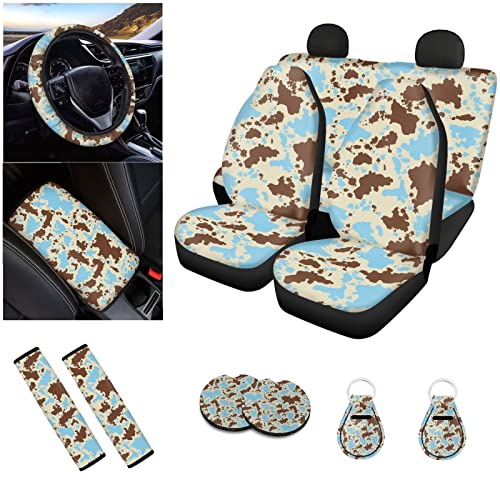 Cow - Brown and Blue