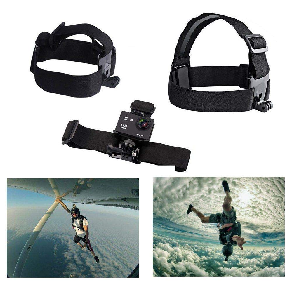 Navitech 18-in-1 Action Camera Accessories Kit with Waterproof EVA Case - Compatible with GoPro Hero 11/10/9/8/7, DJI Osmo Action, AKASO, Campark 4K Cameras | Perfect for Surfing, Skiing, Cycling & Outdoor Adventures