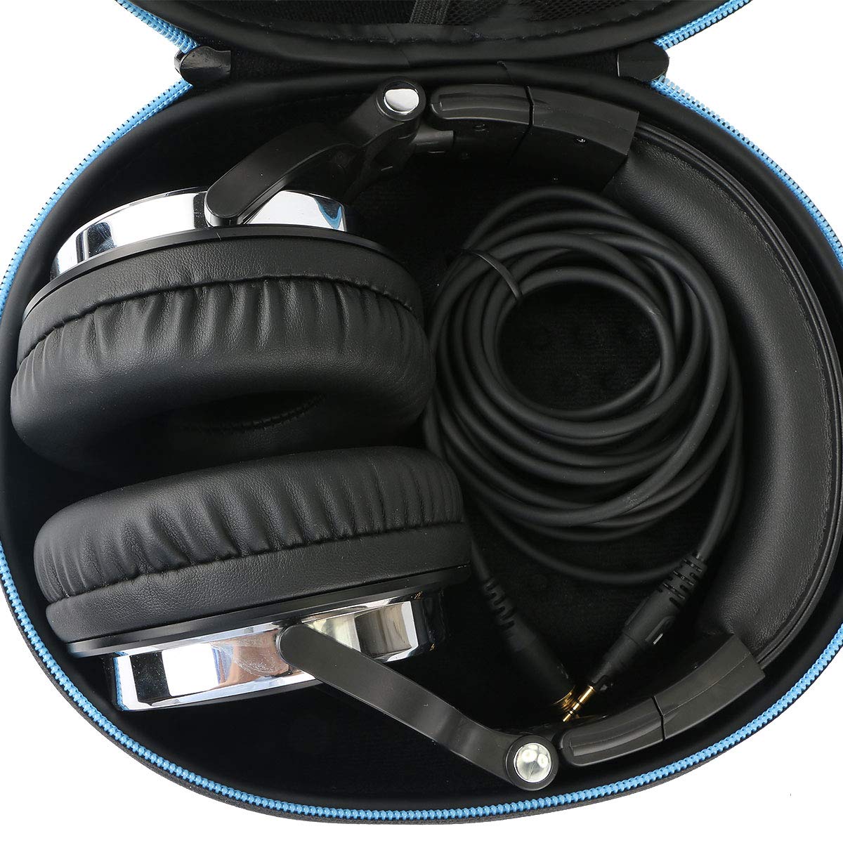 OneOdio Wired Over Ear Headphones Hard Carrying Case - Durable Protection for Studio Monitor & DJ Headsets - Perfect for Travel, Mixing, and Professional Audio Use