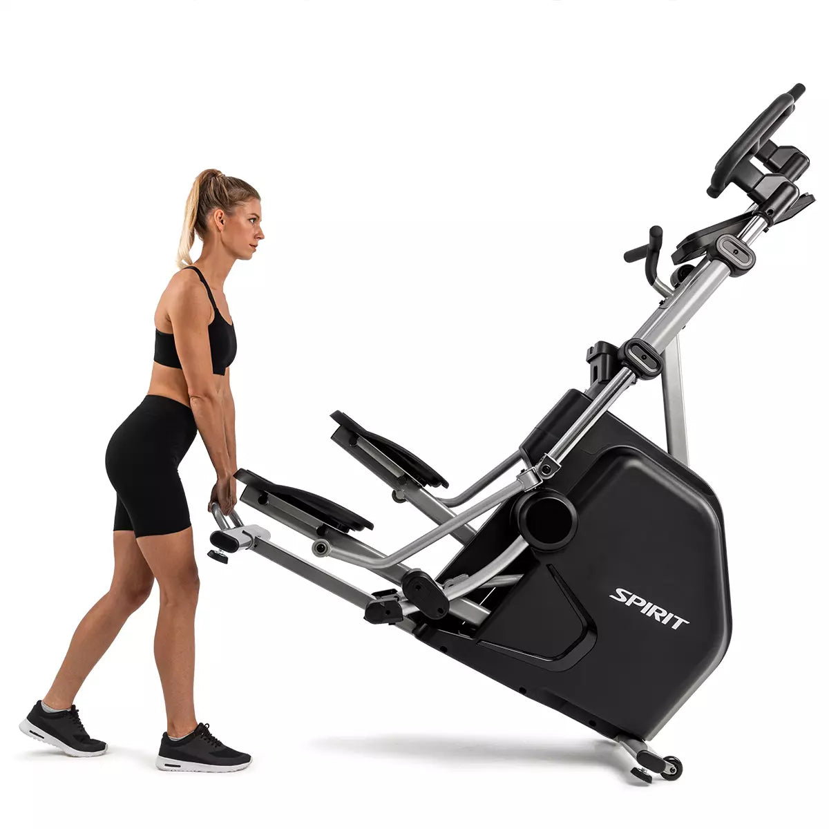 Spirit Fitness CVC800 Vertical Climber - Full Body Workout Machine for Home Gym, Cardio & Strength Training | Compact & Quiet Exercise Equipment for Small Spaces, Weight Loss & Toning