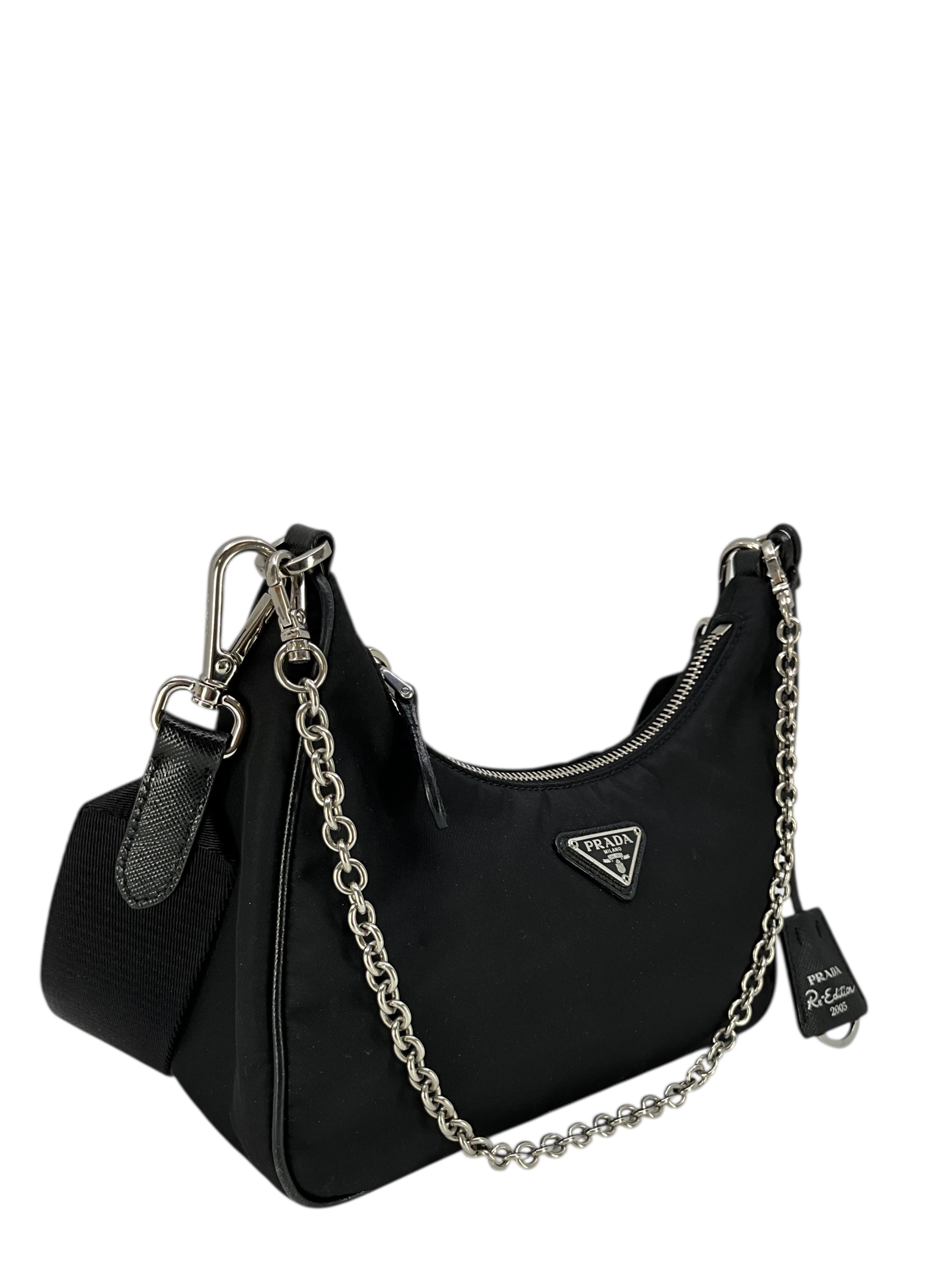 PRADA Re-Edition 2005 Re-Nylon Shoulder Bag - Luxury Designer Handbag for Women | Perfect for Work, Travel & Everyday Use