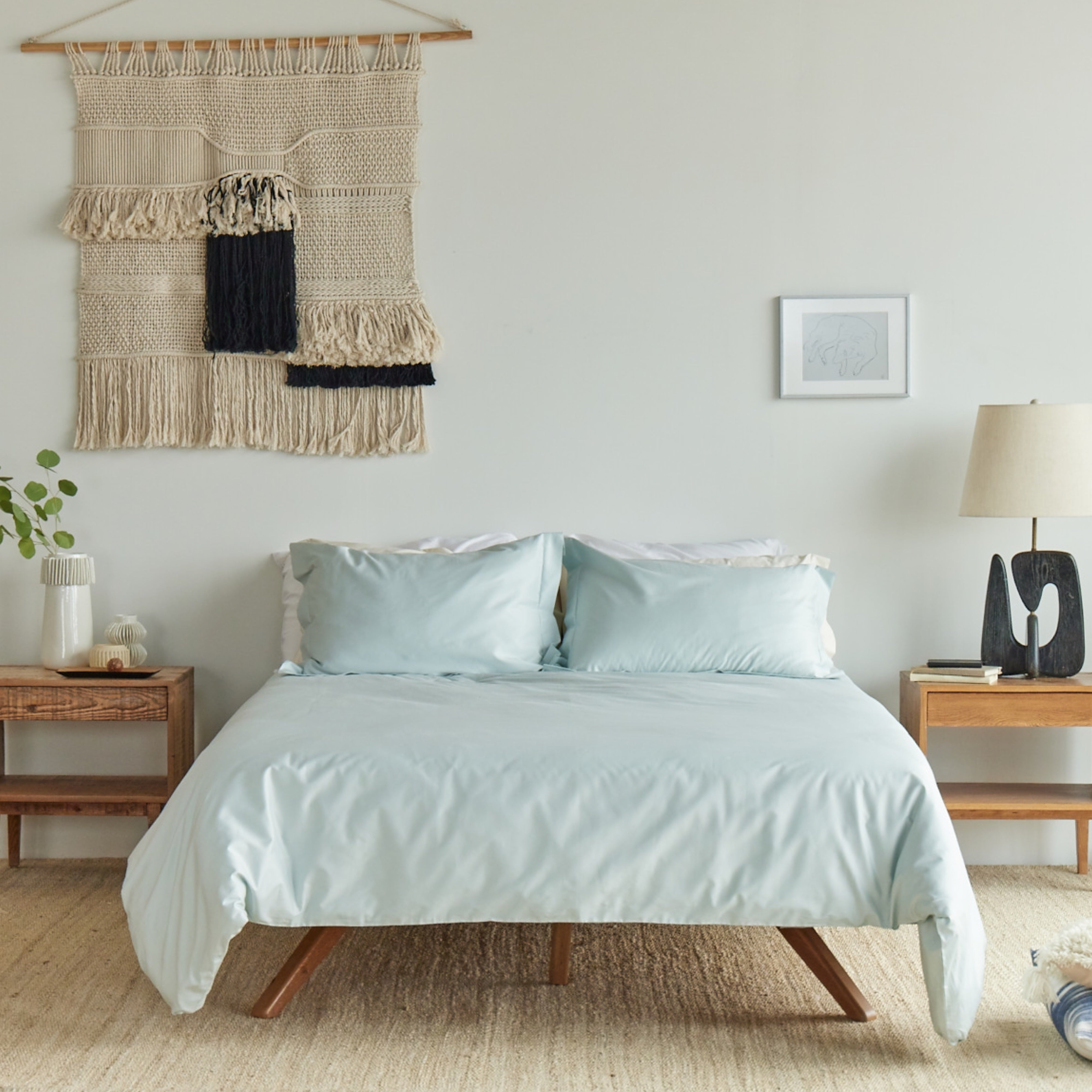Premium Organic Cotton Duvet Cover Set - Breathable & Hypoallergenic Bedding for All Seasons - Perfect for Master Bedroom, Guest Room & Eco-Friendly Home Decor