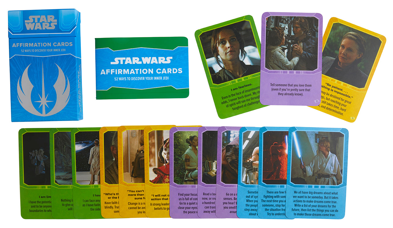 Star Wars Positive Affirmation Cards - Inspirational Quotes for Daily Motivation, Meditation & Mindfulness - Perfect for Fans, Gifts & Self-Care