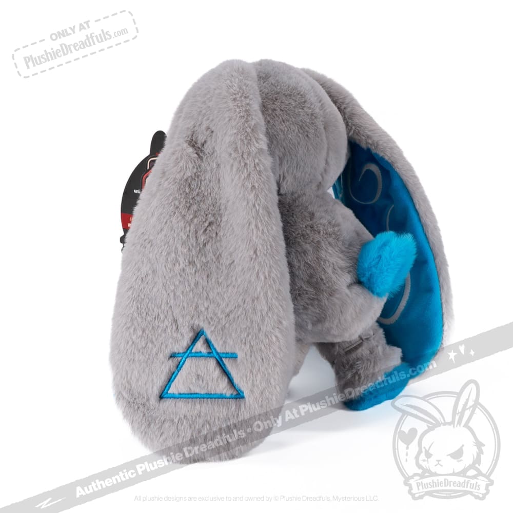 Plushie Dreadfuls Asthma Rabbit V2 - Soft Stuffed Animal Toy for Kids with Asthma Awareness | Cute Comfort Plush for Bedroom Decor, Gift for Children with Breathing Conditions