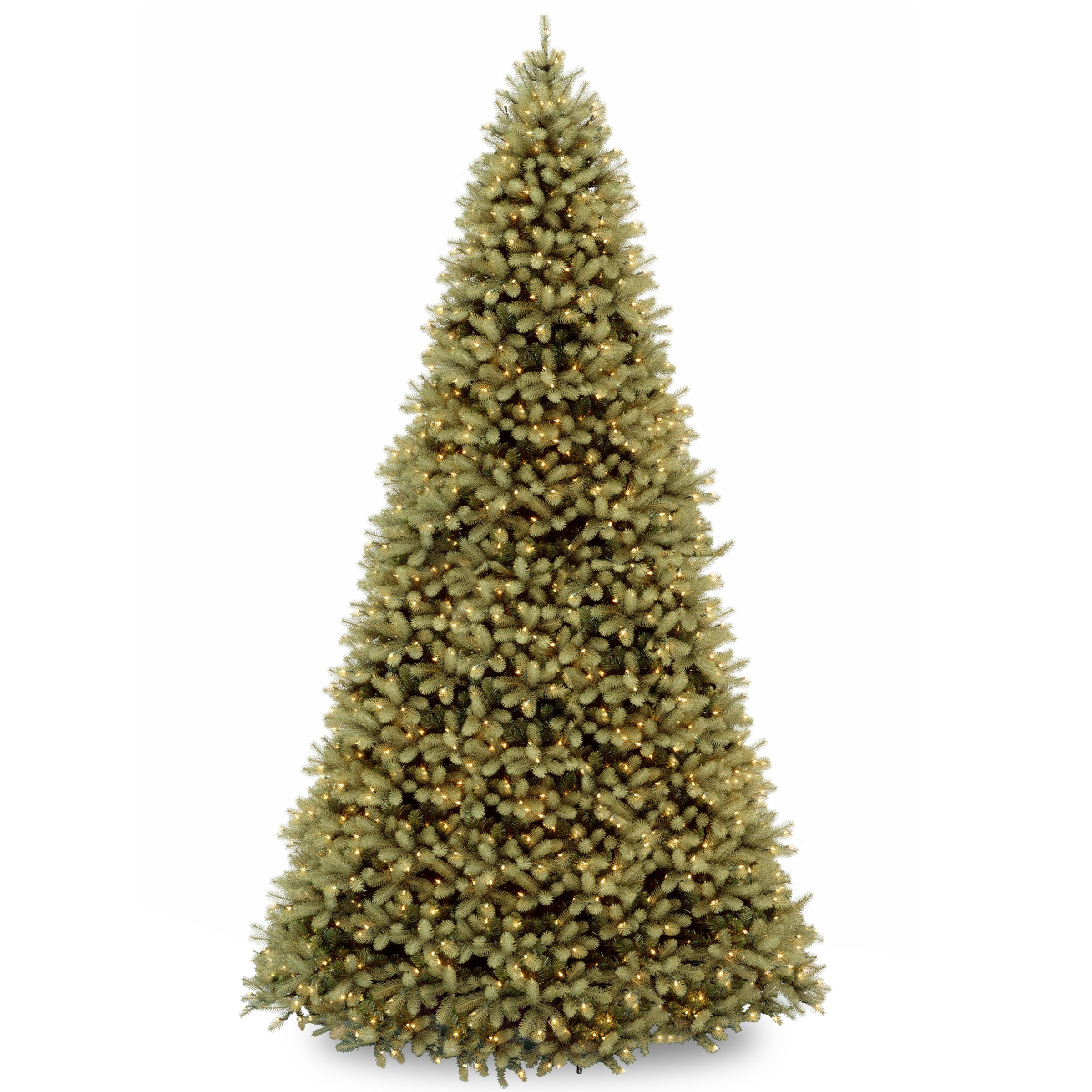 12 ft. Pre-Lit Downswept Douglas Fir Christmas Tree with 500 Clear LED Lights - Perfect for Living Room, Office, and Holiday Decorations