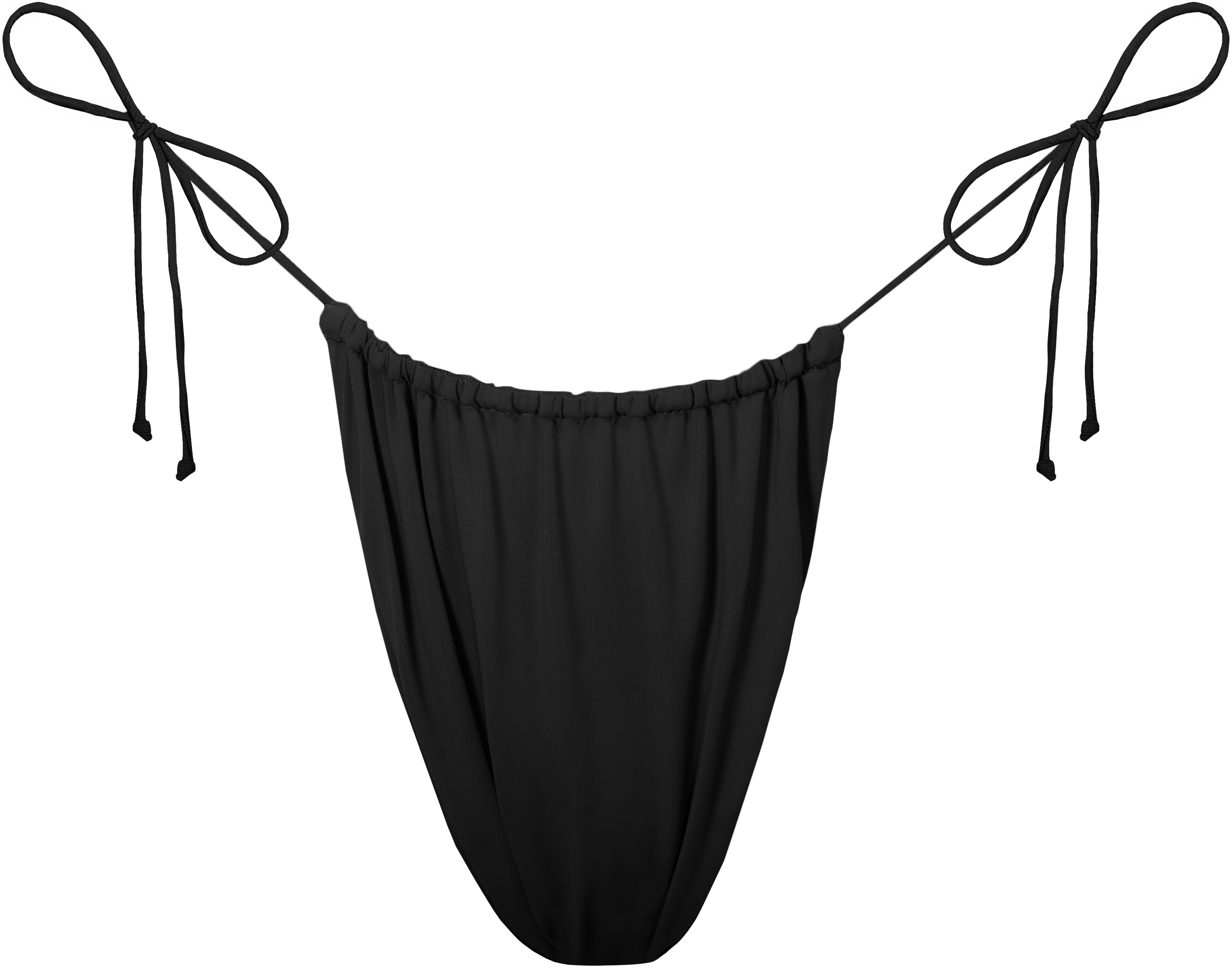 Bixi Black Women's High Waisted Bikini Bottoms - Sexy Swimwear for Beach, Pool & Vacation
