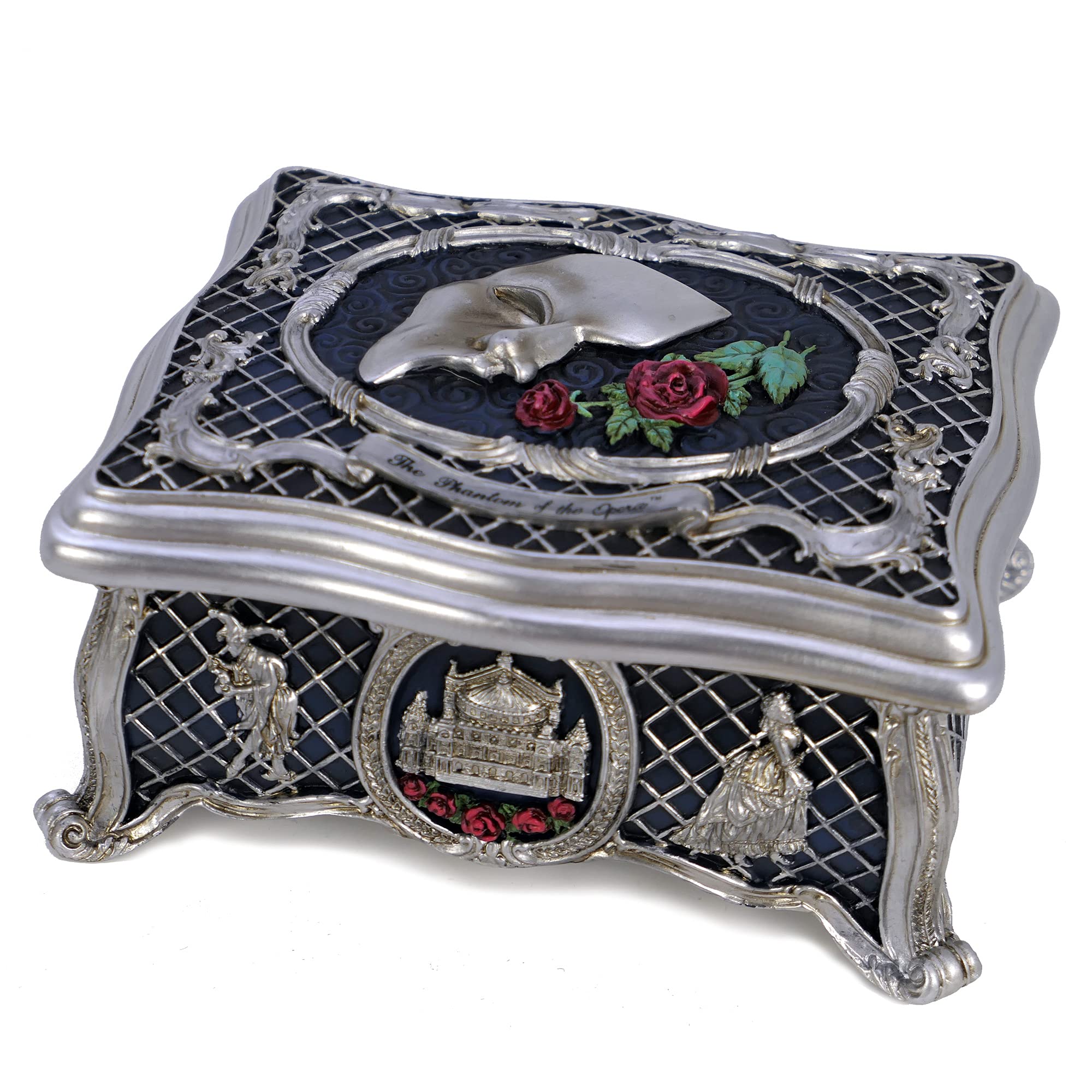 Phantom of The Opera Jewelry Music Box - Elegant Collectible Gift for Fans | San Francisco Music Box | Perfect for Home Decor, Theater Lovers & Special Occasions