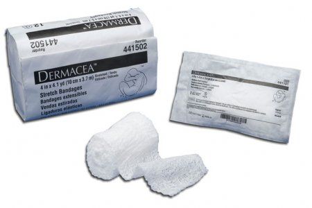 Dermacea 441506 Sterile Stretch Bandage - 12 Pack | Self-Adhesive Medical Wrap for Wound Care, Sports Injuries & First Aid Kits