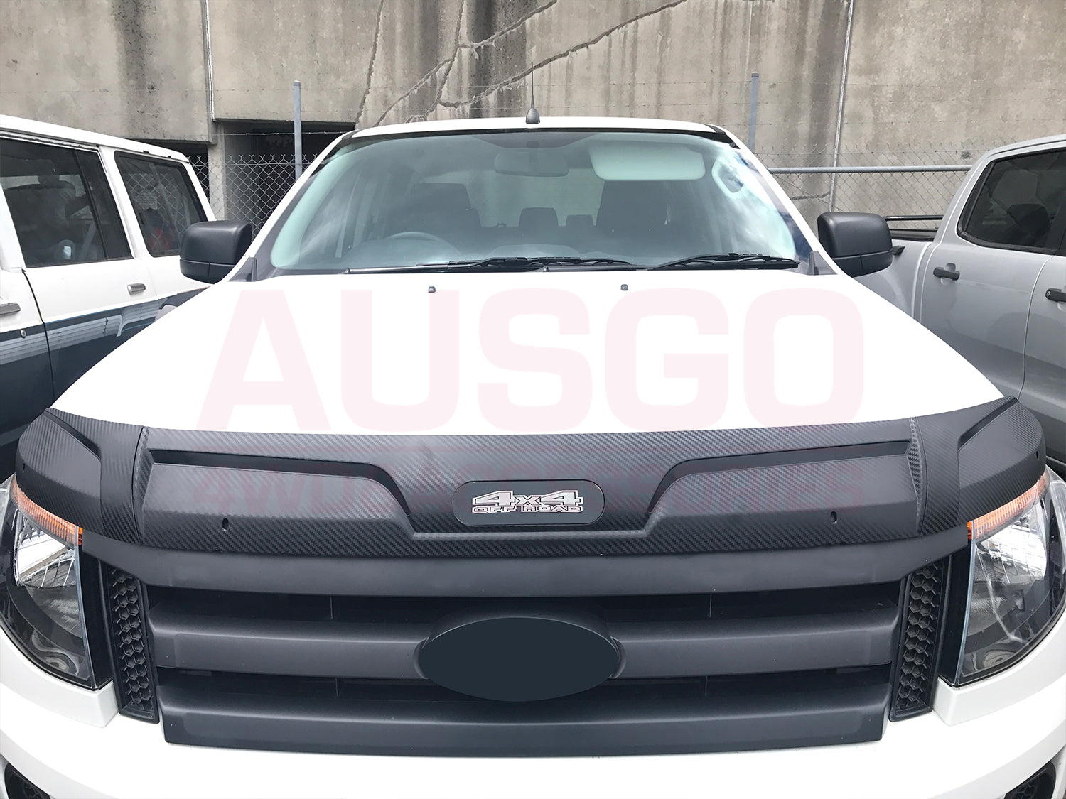 Ford Ranger 2012-2015 Hood Protector & Bonnet Guard - Durable Car Front End Protection for Off-Road & Highway Driving