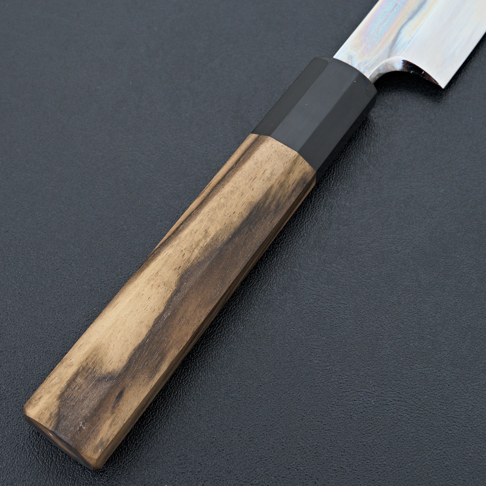 Premium Hitohira Togashi Blue #1 Steel Yanagiba Sushi Knife 300mm - Handcrafted Japanese Mizu Honyaki Blade with Kurokaki Persimmon Wood Handle & Saya Scabbard - Perfect for Sushi Chefs, Japanese Cuisine & Professional Kitchen Use