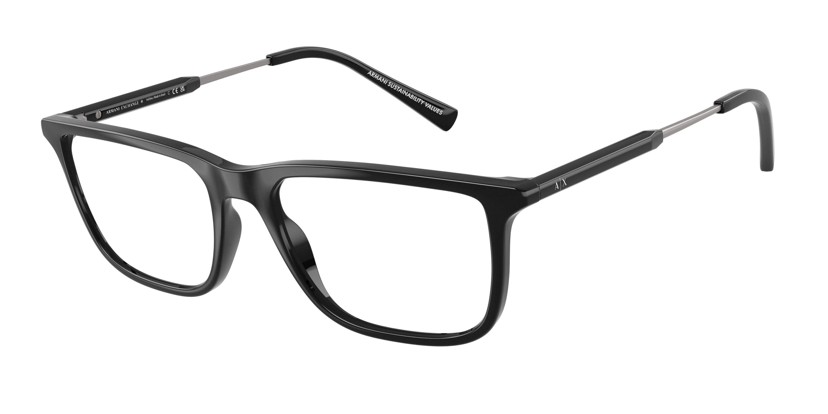 Armani Exchange 3126 Eyeglasses for Men & Women - Stylish Designer Frames with UV Protection - Perfect for Work, Reading & Fashion Accessories