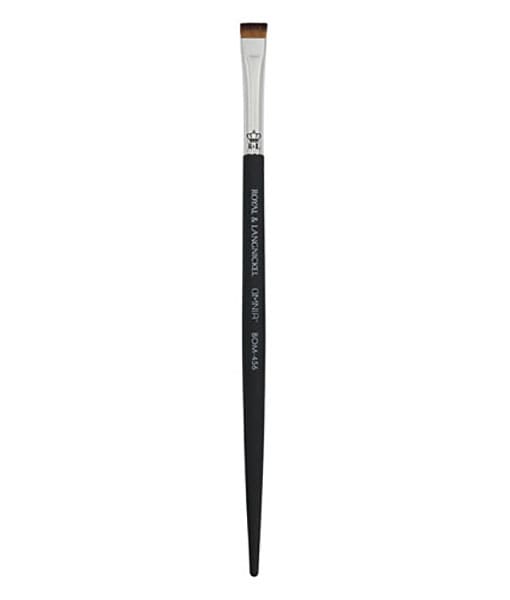 OMNIA® Flat Liner Brush - Professional Makeup Brush for Eyeliner & Eyebrows - Perfect for Precise Lines & Smokey Eye Looks - Ideal for Home & Professional Makeup Artists