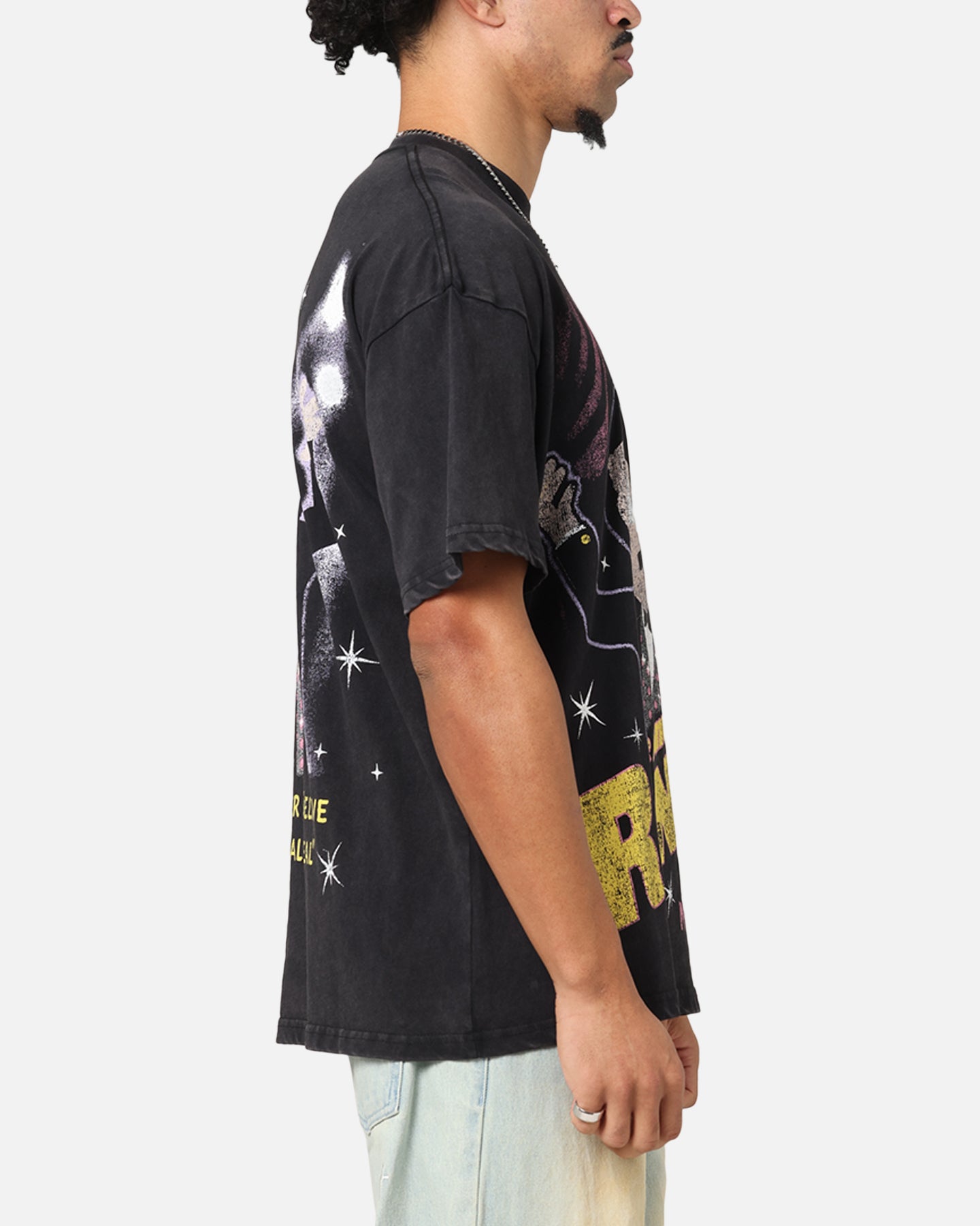 73 Studio X South Park The Amazing Randy Vintage Black Acidwash T-Shirt | Cartoon Character Tee for Fans & Collectors | Casual Wear & Gift Idea