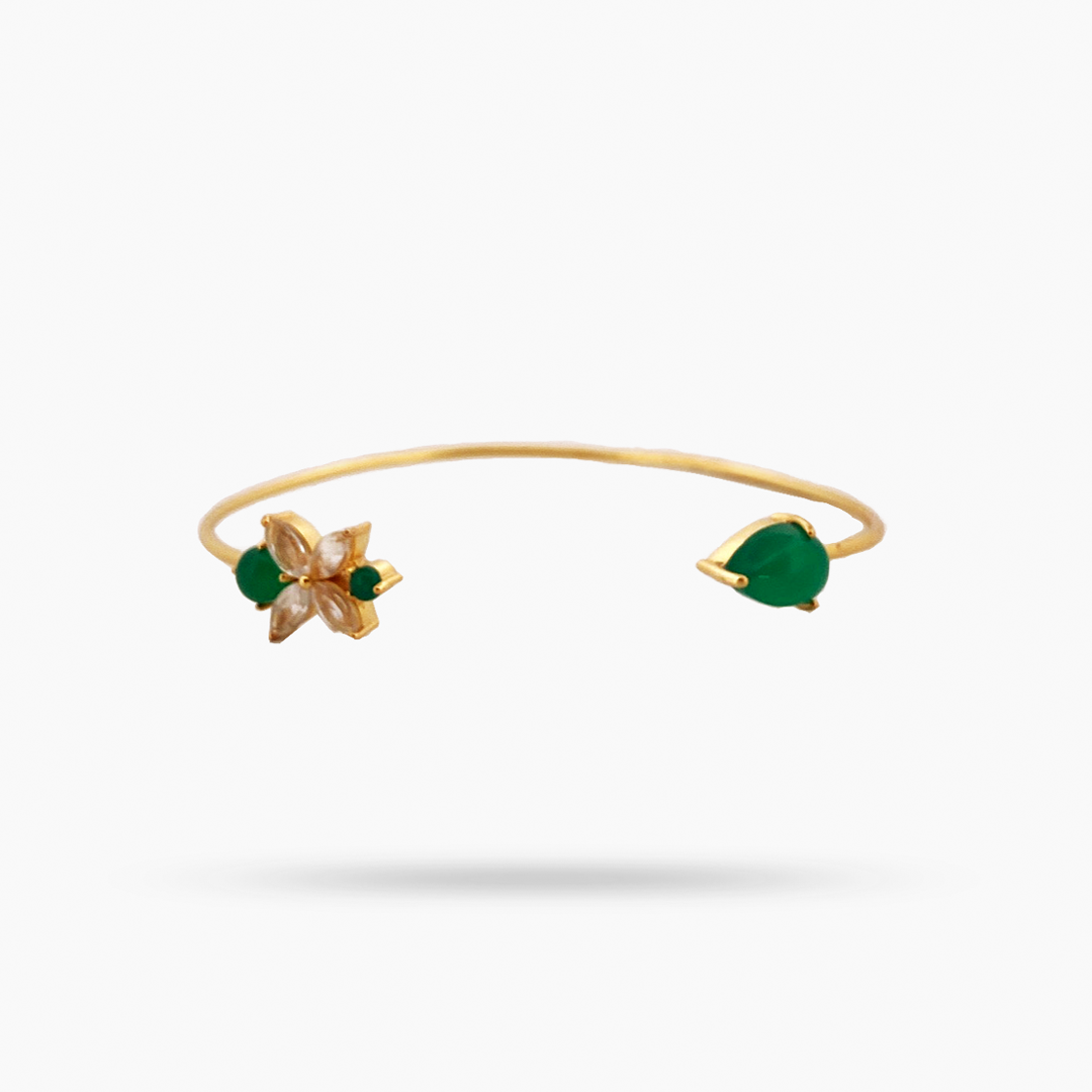 Amare Wear Butterfly Cuff Bracelet for Women - Elegant Adjustable Bangle Jewelry Gift for Birthday, Anniversary & Special Occasions - Perfect for Parties, Weddings & Everyday Fashion Accessories