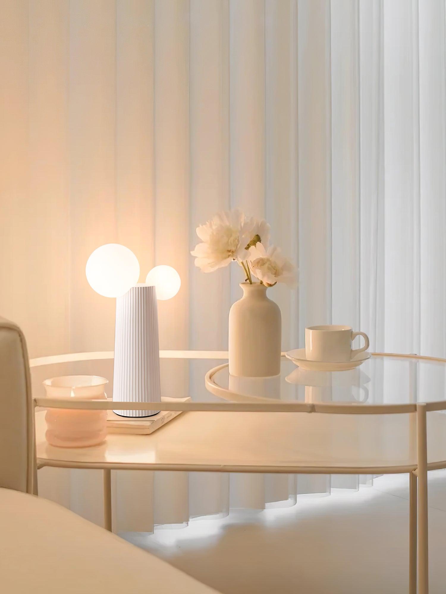 Modern LED Land Table Lamp - Adjustable Brightness & Touch Control for Bedroom, Living Room & Office - Perfect for Reading, Working & Relaxing