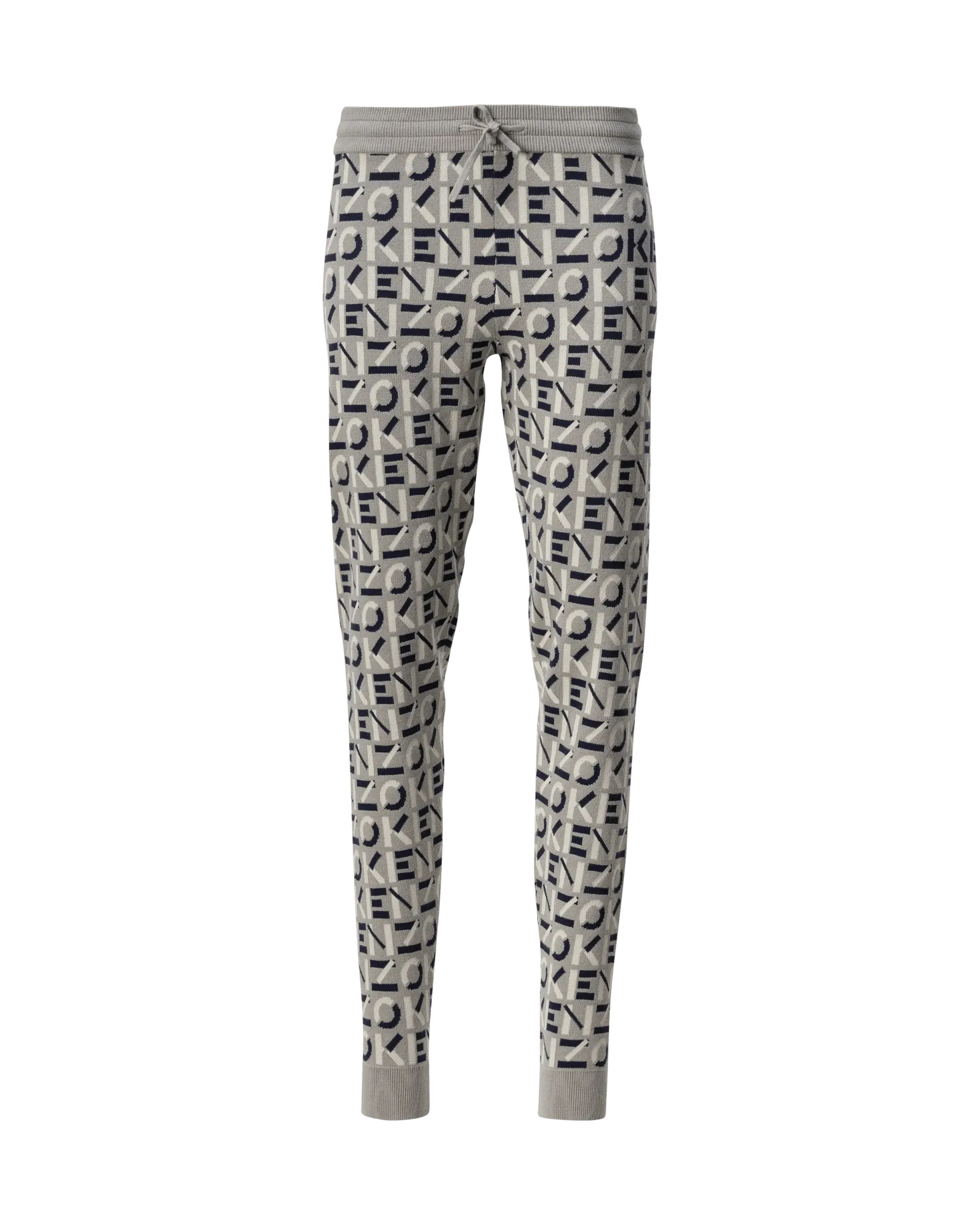 Monogram Jacquard Sweatpants for Women - Luxury Embroidered Lounge Pants, Soft Cotton Joggers for Home, Yoga & Casual Wear