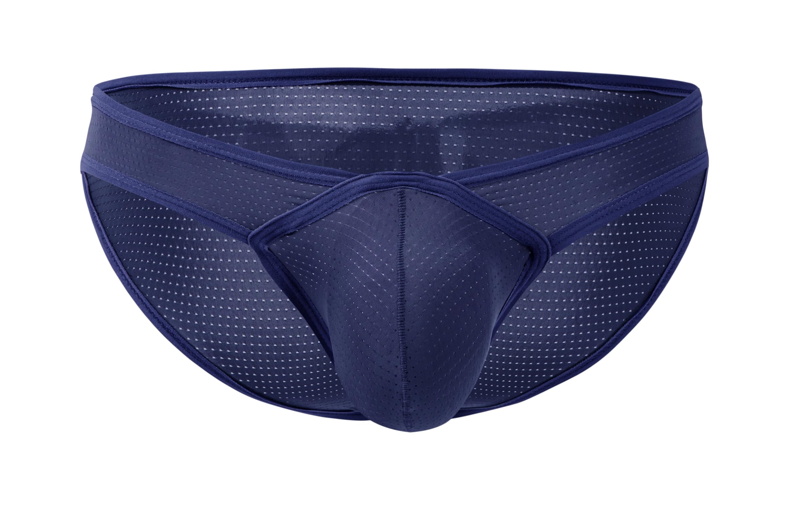Men's Ice Silk Bikini Low Rise Briefs - Soft Breathable Underwear for Summer, Workout & Daily Comfort