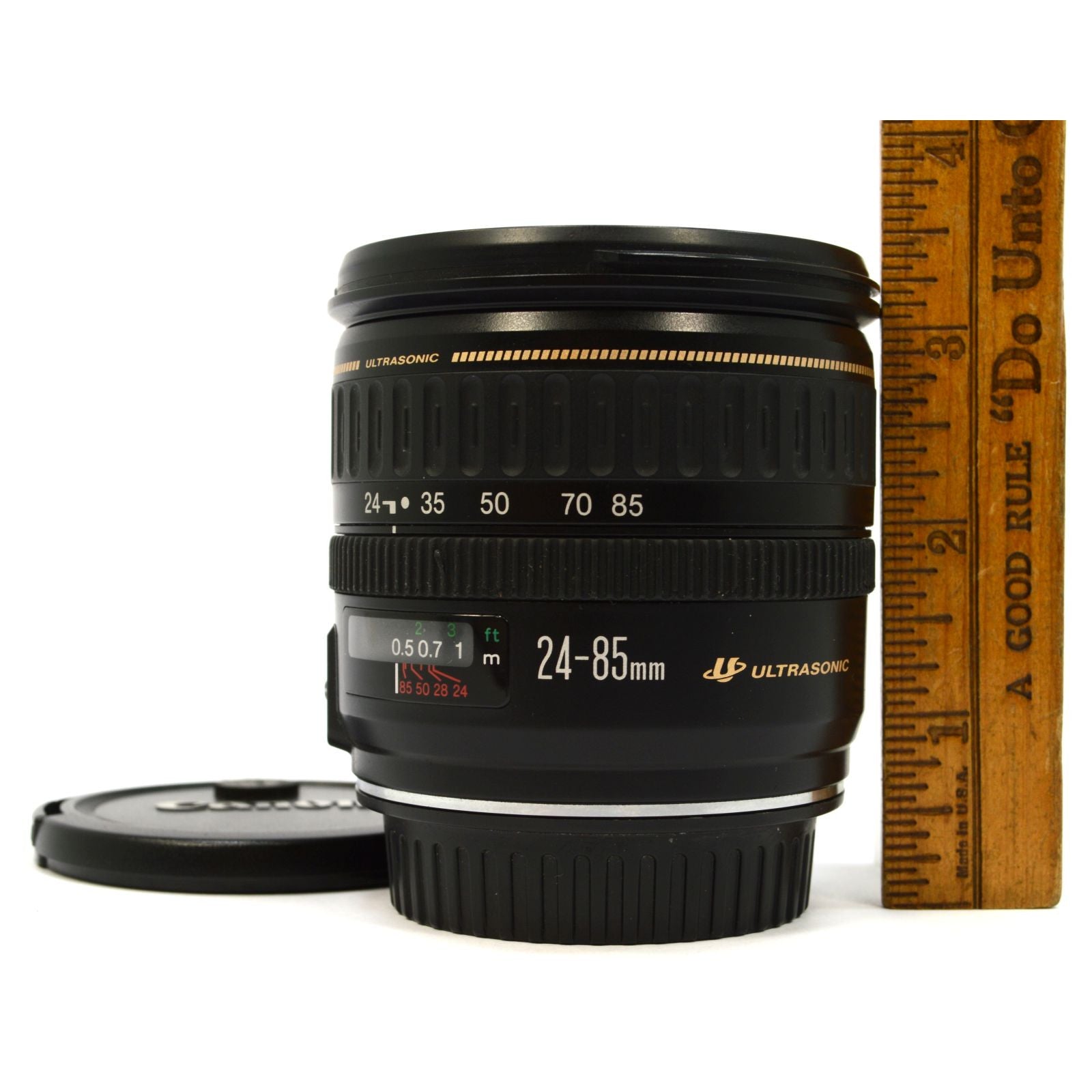 Canon EF 24-85mm f/3.5-4.5 USM Zoom Lens with Front & Rear Caps - Like New Condition - Perfect for Portrait, Travel & Event Photography