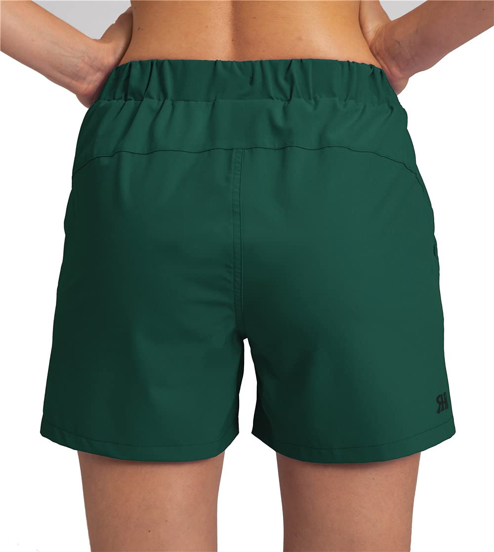 Women's 4'' Lounge Hiking Shorts - Athletic Running Yoga Workout Shorts with Pockets - Comfy Casual Wear for Outdoor Activities, Gym & Travel