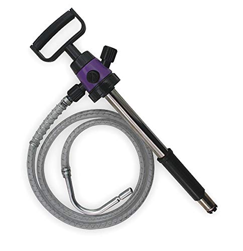 Premium Oil Safe Handheld Pump - 1:1 Ratio, Purple (Model 102307) - Ideal for Automotive, Marine & Industrial Fluid Transfer