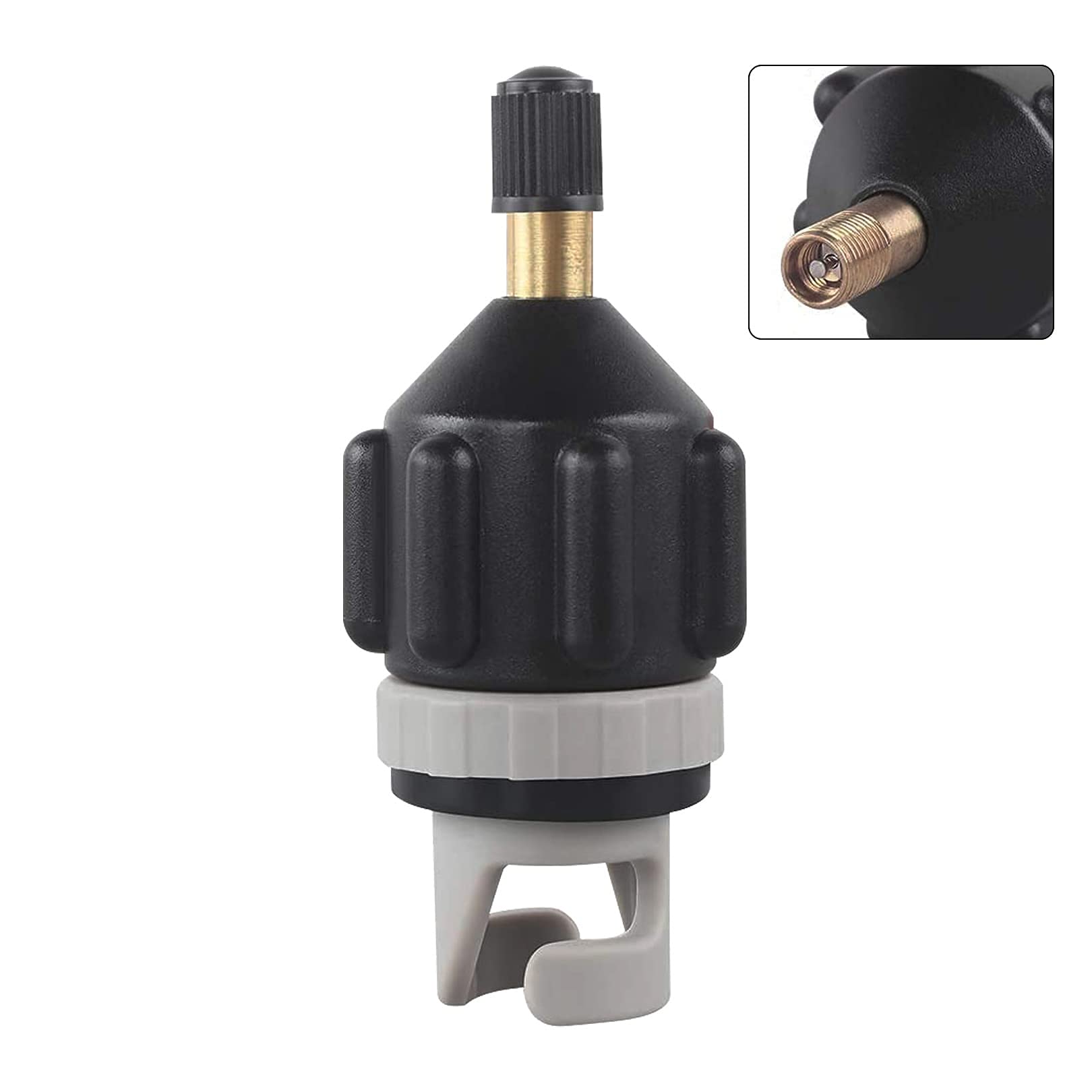 **Aditya SUP Valve Adapter - Universal SUP Pump Accessory for Kayaks, Dinghies, Stand Up Paddle Boards, Inflatable Boats & Beds - Perfect for Quick Inflation & Deflation**    *(Use Case: Ideal for outdoor water sports, beach trips, camping, and inflatable gear maintenance.)*