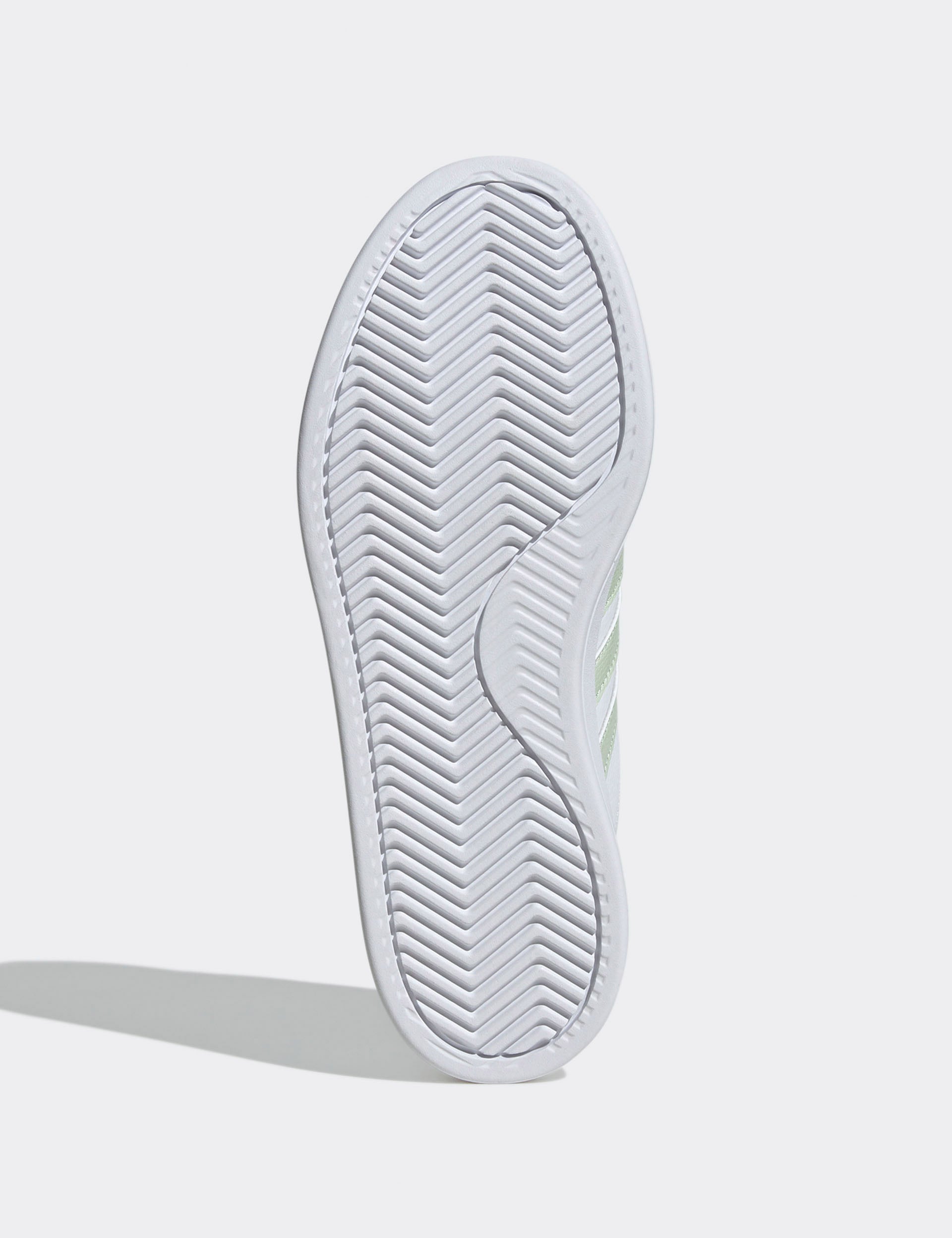 Adidas Grand Court 2.0 Sneakers - Cloud White/Linen Green/Matte Silver - Comfortable Tennis Shoes for Men & Women - Perfect for Casual Wear, Gym & Outdoor Activities