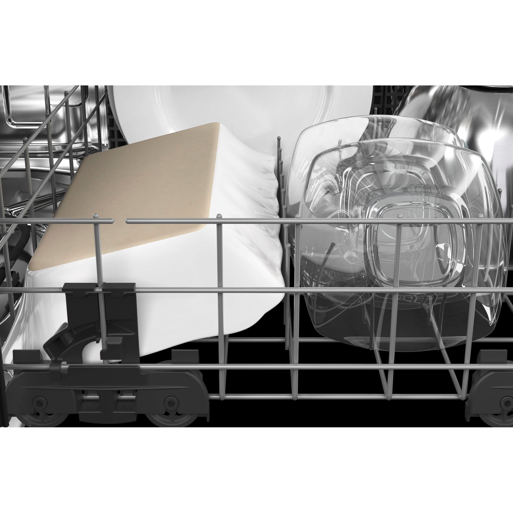 KitchenAid KDTM604KPS Built-in Dishwasher with Stainless Steel Tub - 24 Inch Stainless Steel Interior, Quiet Operation, Energy Star Certified - Perfect for Modern Kitchens and Busy Households
