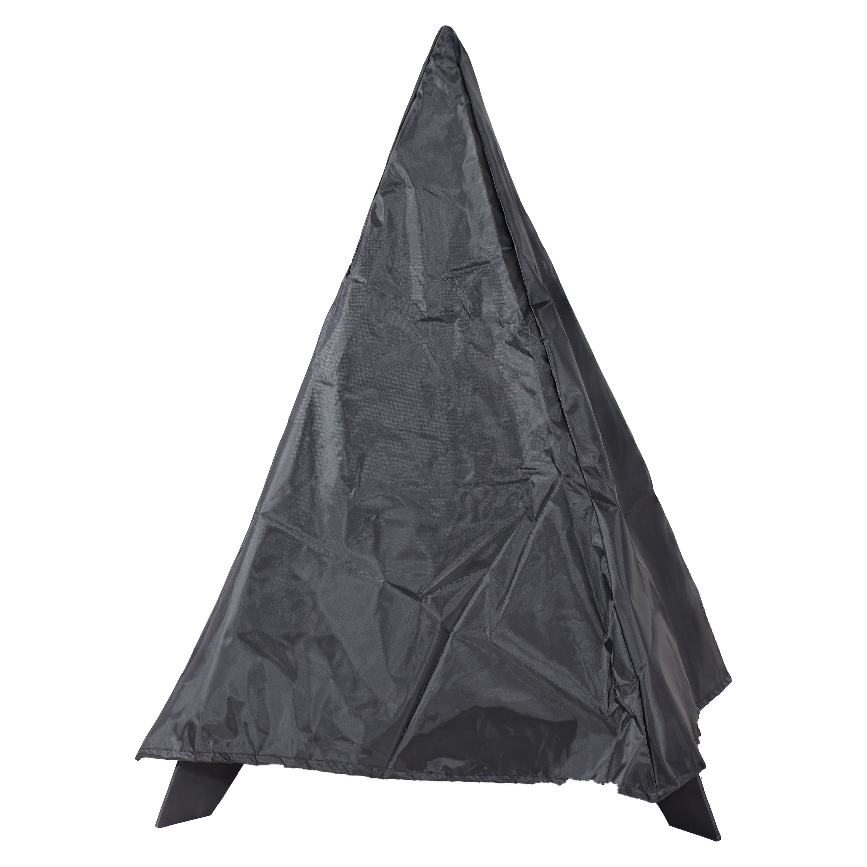 Sunnydaze Majestic Pyramid Heavy Duty Steel Outdoor Fire Pit - Large Backyard Bonfire, Camping, Patio & Garden Use