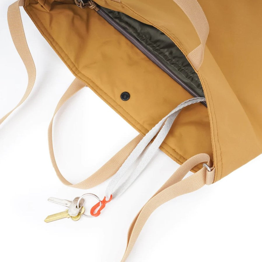 HELLOLULU Collin 2-Sided Shoulder Bag for Women - Medium Size in Toffee Brown - Perfect for Work, Travel & Everyday Use