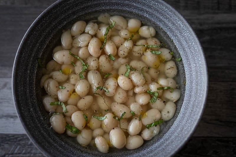 Rancho Gordo Caballero Beans 1 lb | Premium Heirloom Beans for Cooking | Perfect for Soups, Stews & Mexican Dishes