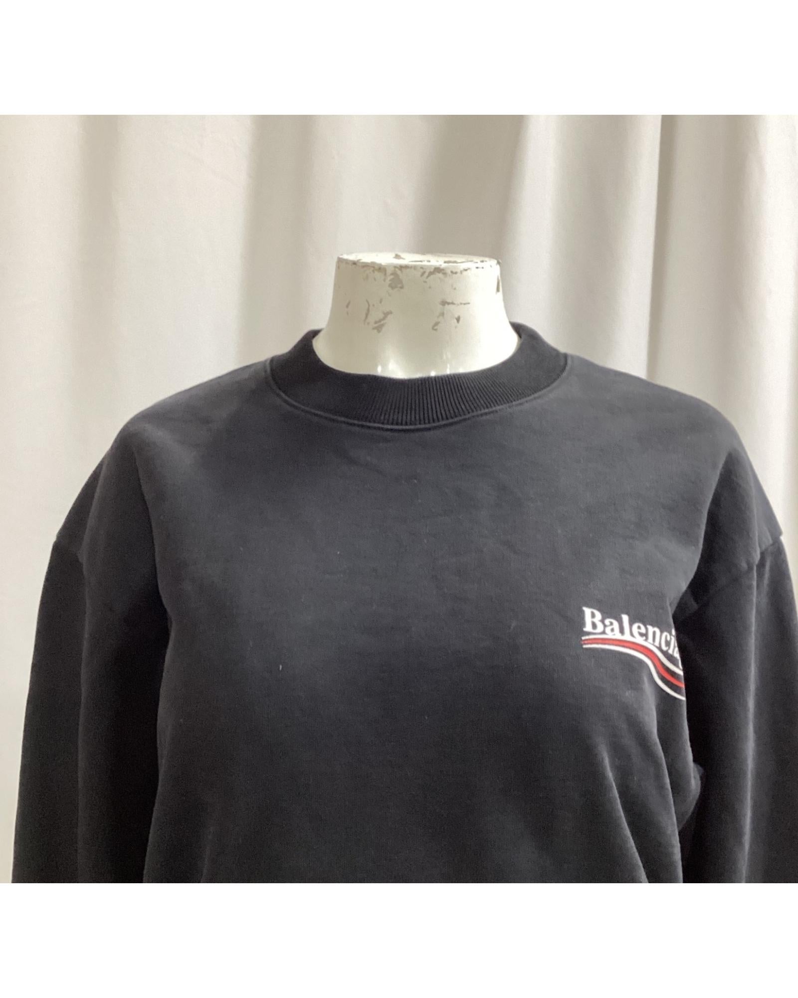 Balenciaga Logo Embroidered Pullover Sweatshirt for Men & Women | Casual Streetwear Hoodie | Perfect for Gym, Lounge & Everyday Wear