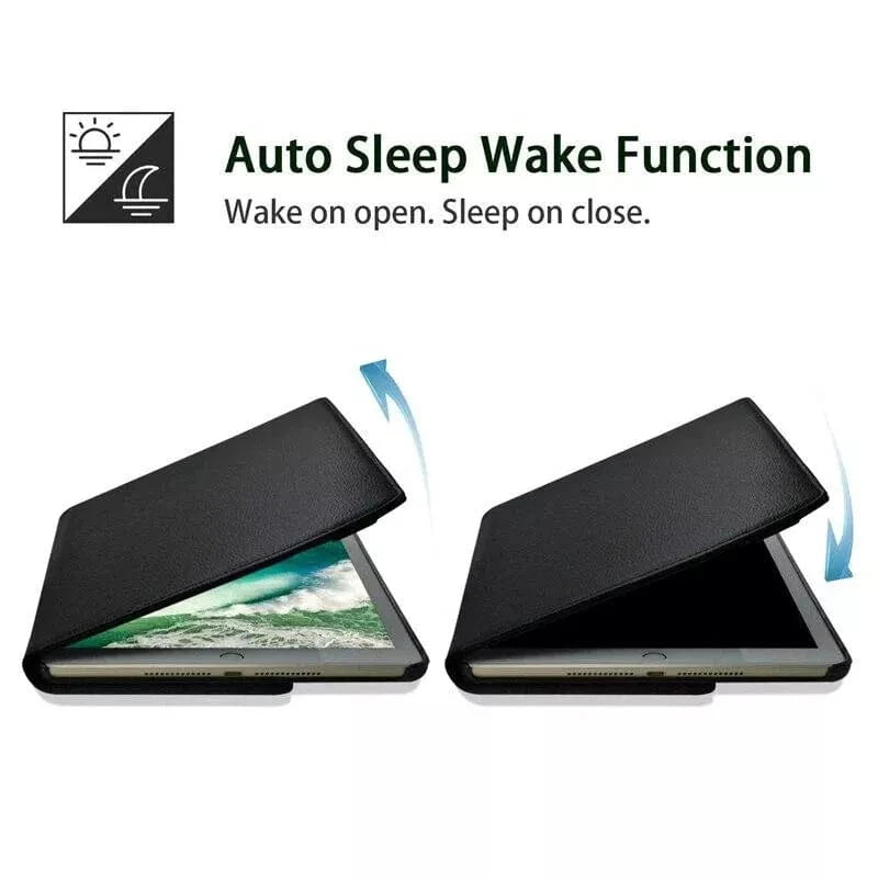 360° Rotating Leather Smart Case Cover for iPad Air 1st Gen 9.7