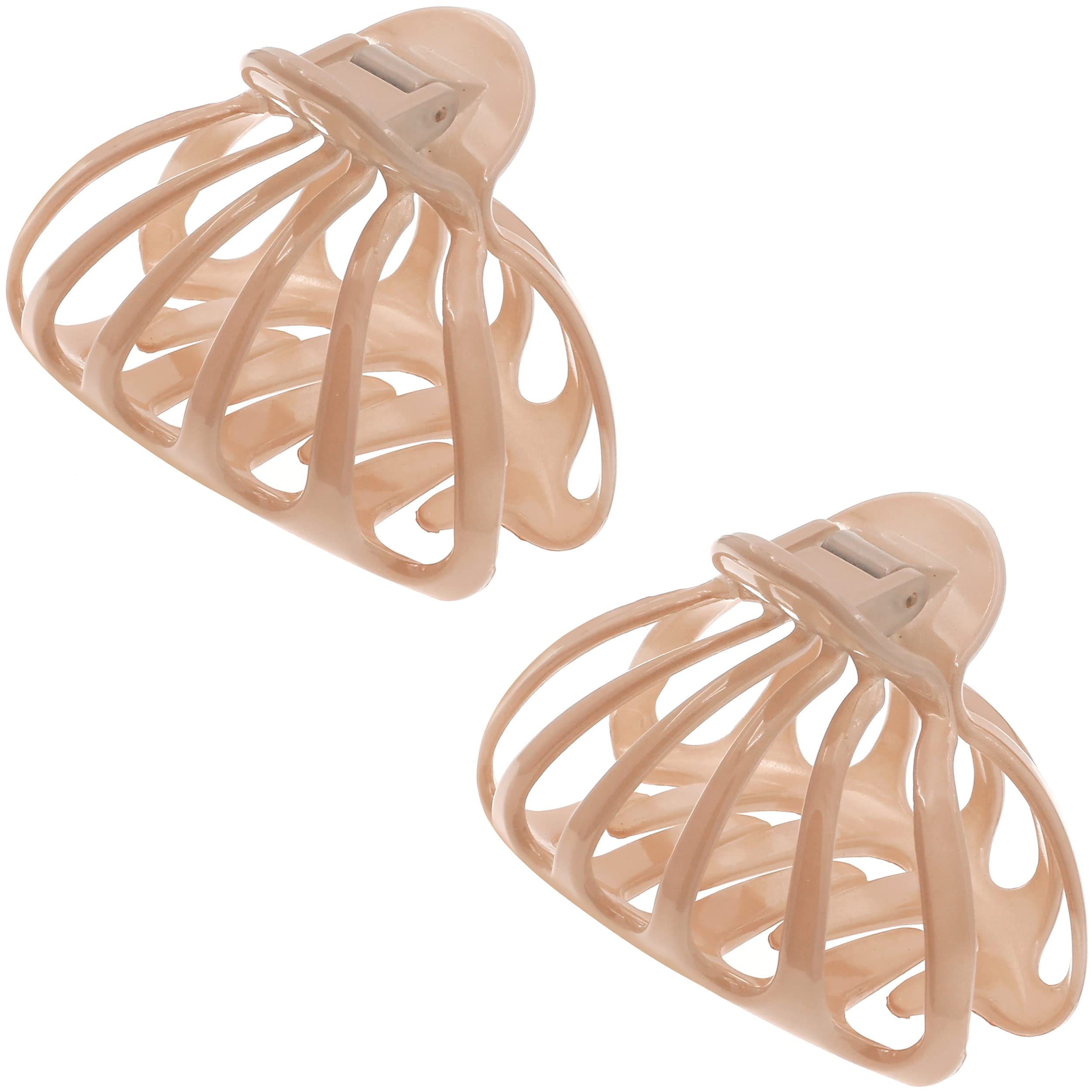 Camila Paris CP3051 2PK French Octopus Hair Clips for Women & Girls - Strong Hold No Slip Grip Hair Claw Clips for Thick & Voluminous Hair - Durable Fashion Hair Accessories Made in France - Perfect for Updos, Ponytails & Everyday Styling