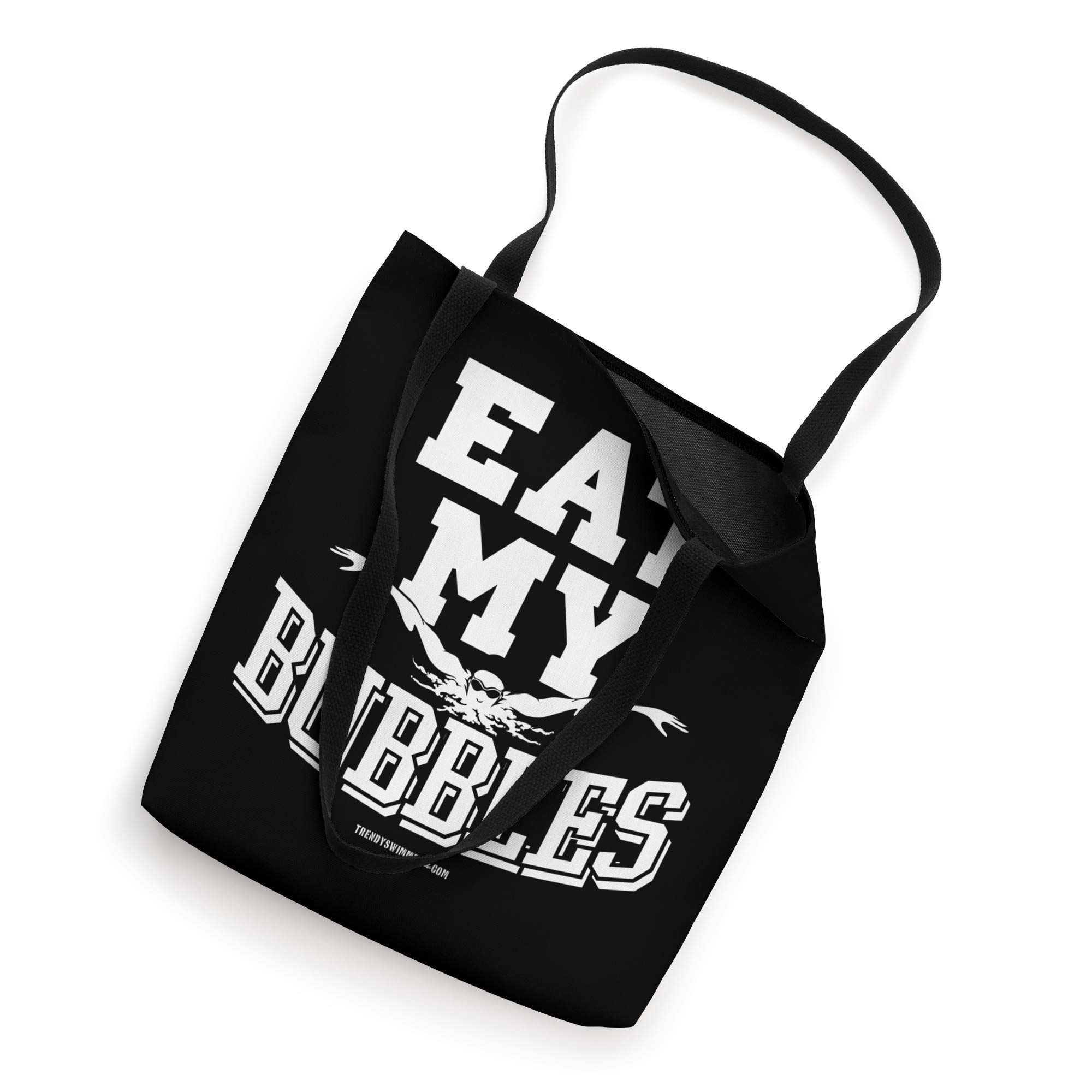 Funny Swim Tote Bag with 'Eat My Bubbles' Quote - Perfect for Competitive Swimmers, Pool Parties & Beach Trips