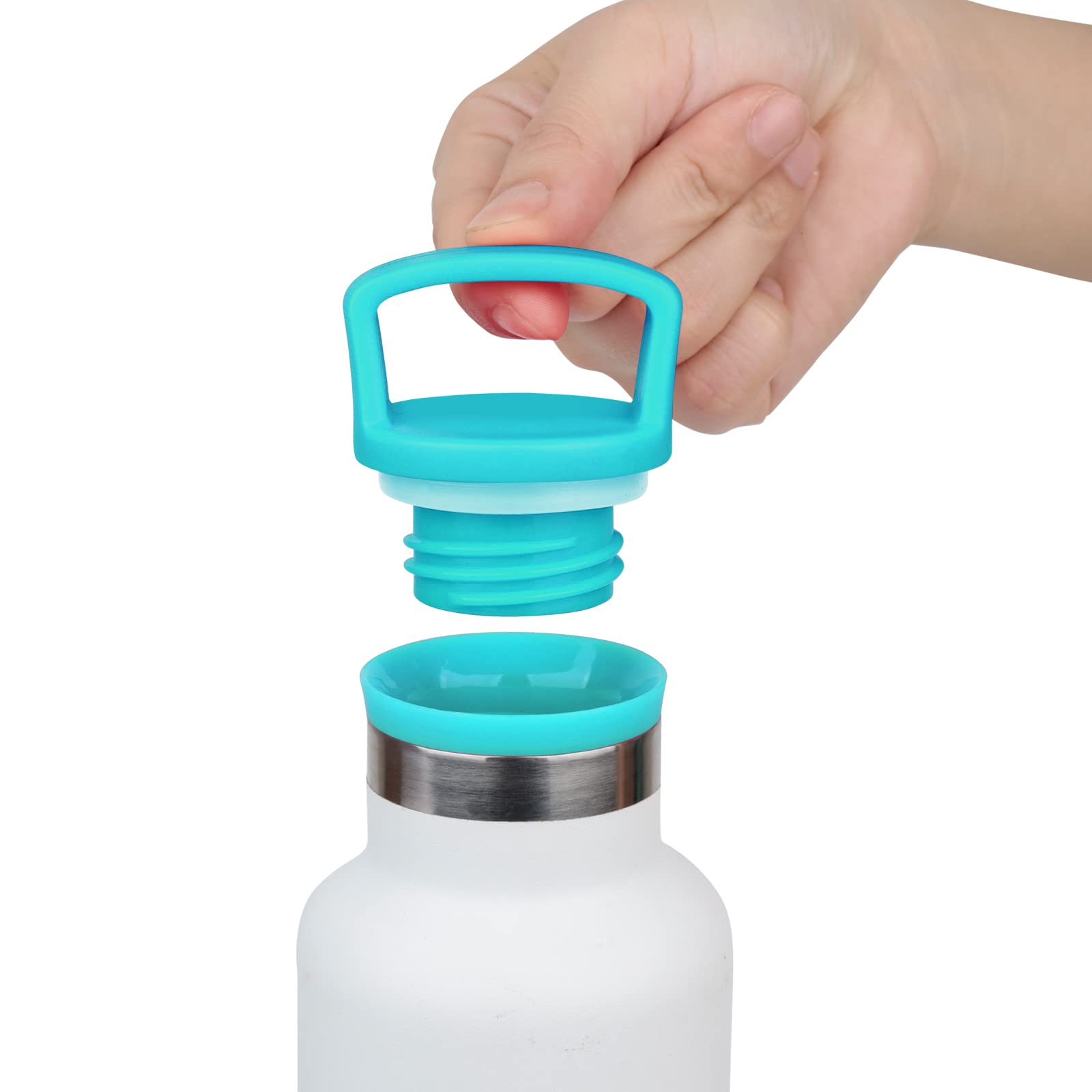 Hydro Flask & Simple Modern Ascent Compatible Standard Size Water Bottle Lid - Durable Leak-Proof Replacement Cover for Hiking, Gym, Office & Travel