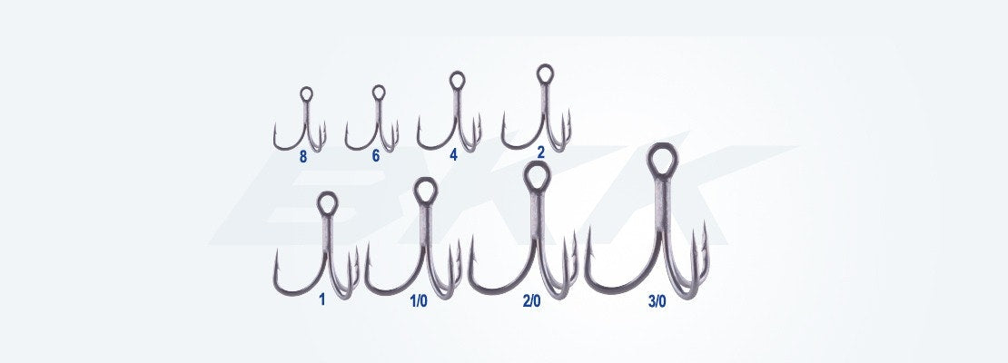 BKK Fangs 63 UA Treble Hooks - Premium Fishing Hooks for Bass, Walleye & Saltwater Fishing - Ideal for Freshwater & Saltwater Anglers