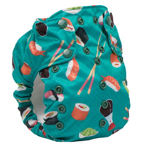 Smart Bottoms Dream Diaper 2.0 - Organic Cotton Cloth Diaper for Babies | Eco-Friendly, Reusable & Absorbent | Perfect for Daycare, Travel & Overnight Use