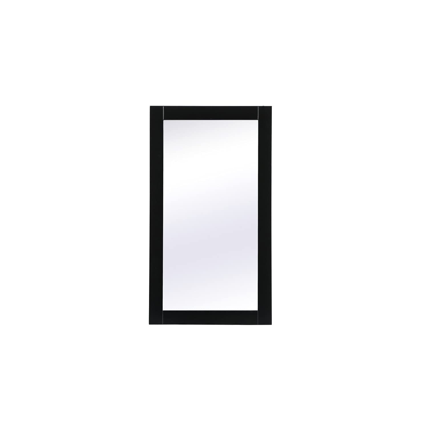 Elegant Black MDF Vanity Mirror 18x32 for Bathroom Decor