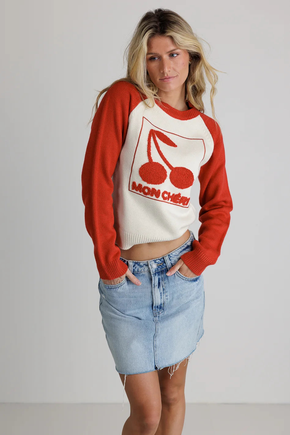 Mon Cheri Sweater Women's Knit Pullover | Cozy Winter Fashion Top | Final Sale - Perfect for Office, Date Night & Casual Outings