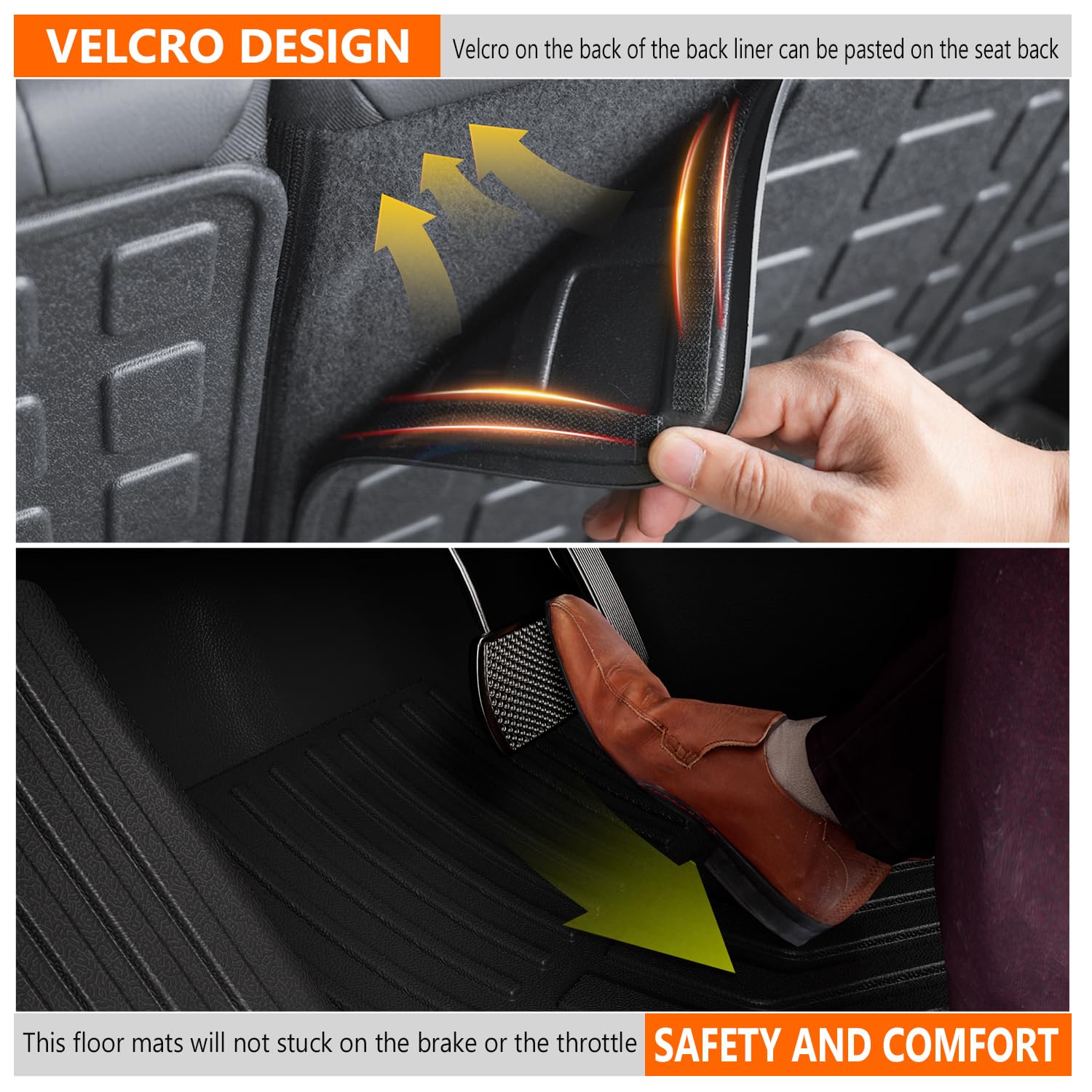 2024 Chevy Equinox GMC Terrain Cargo Liner Set - Waterproof Rear Trunk Mat + Backrest Protector + Floor Mats - Perfect for Road Trips, Camping & Pet Transport
